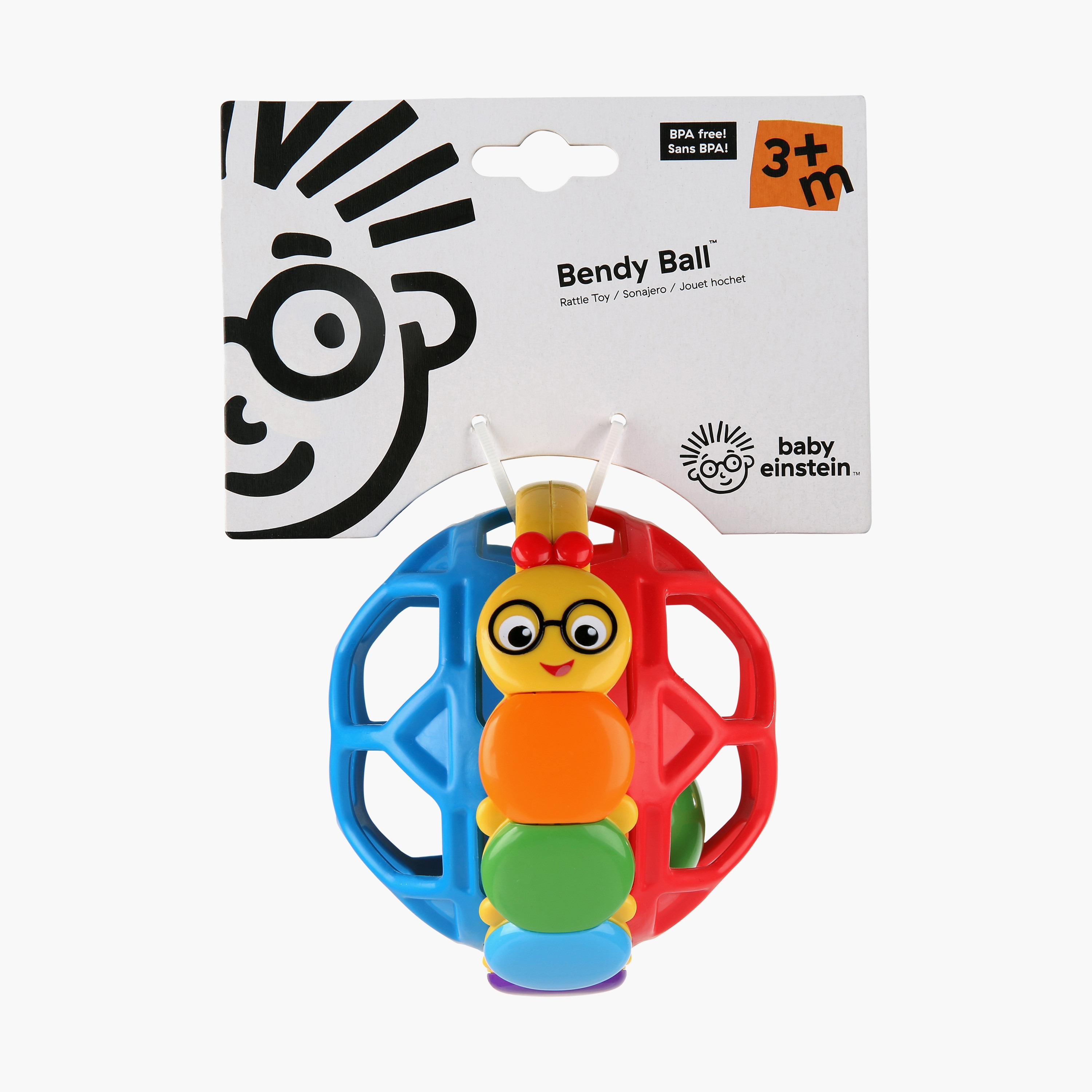 Baby Einstein Bendy Ball Rattle Toy-toys-babyandtoddlertoys-rattlesandteethers-image-3