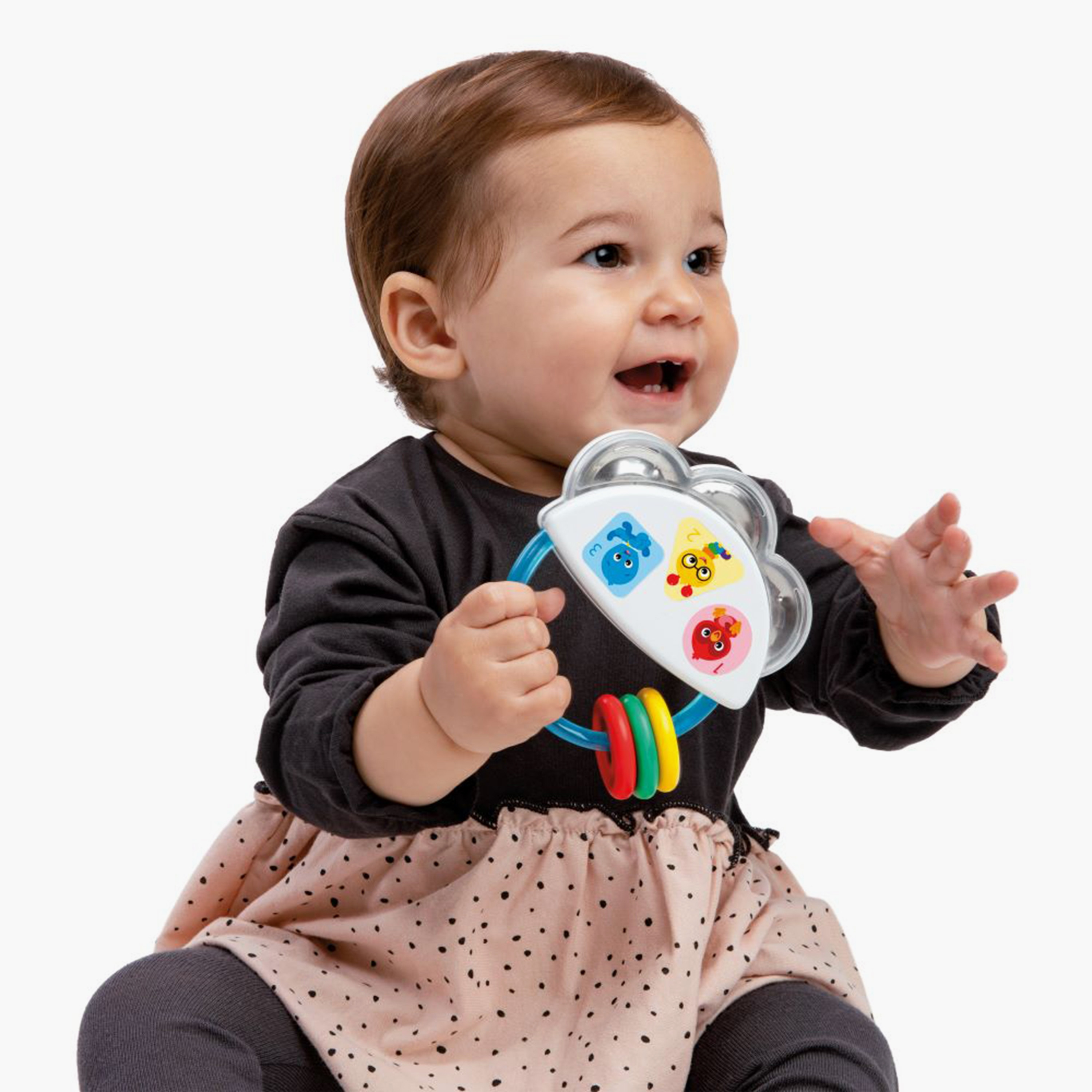Baby Einstein Tiny Tambourine Musical Toy & Rattle-toys-babyandtoddlertoys-rattlesandteethers-image-3