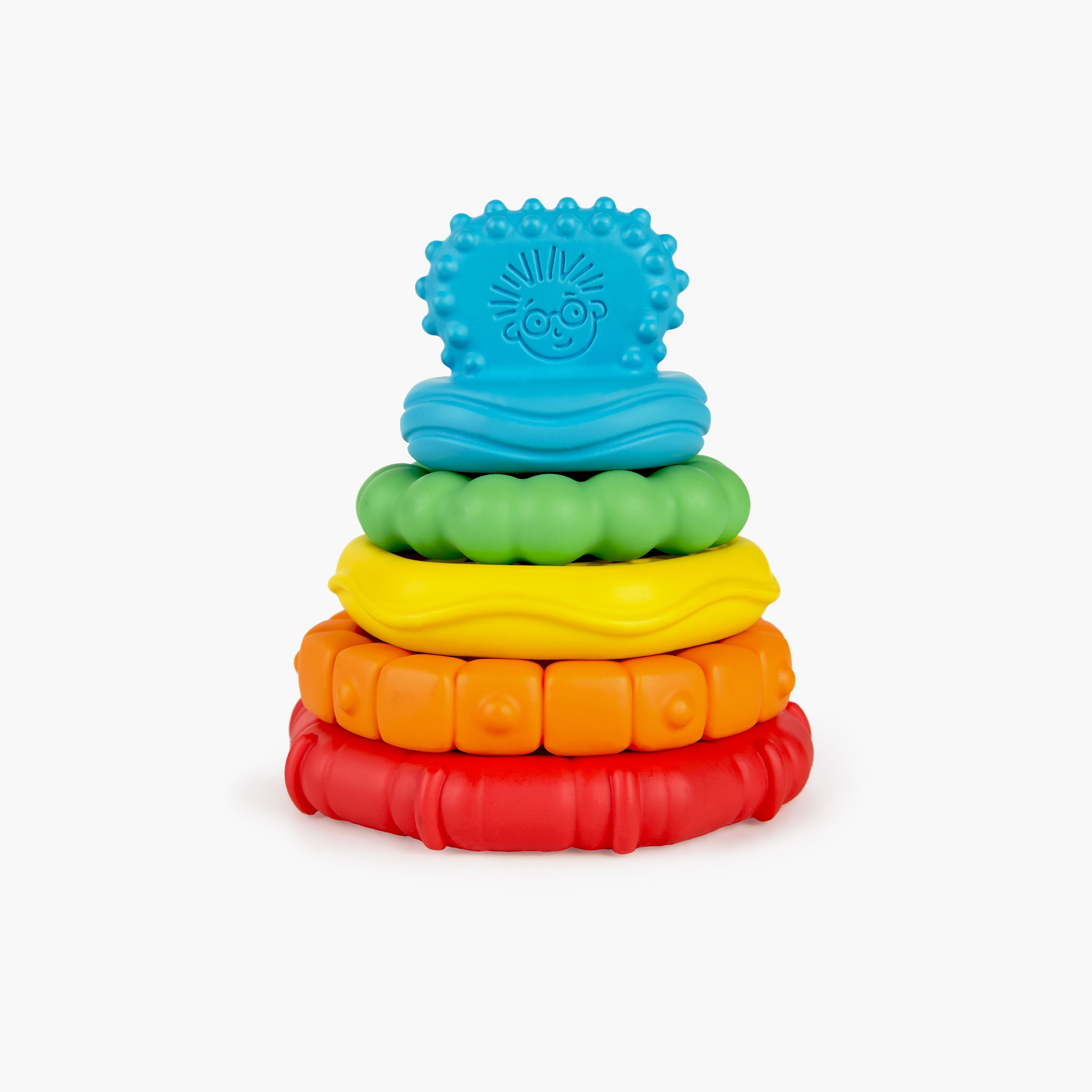 Baby Einstein Stack & Teethe Multi-Textured Teether Toy-toys-babyandtoddlertoys-rattlesandteethers-image-1