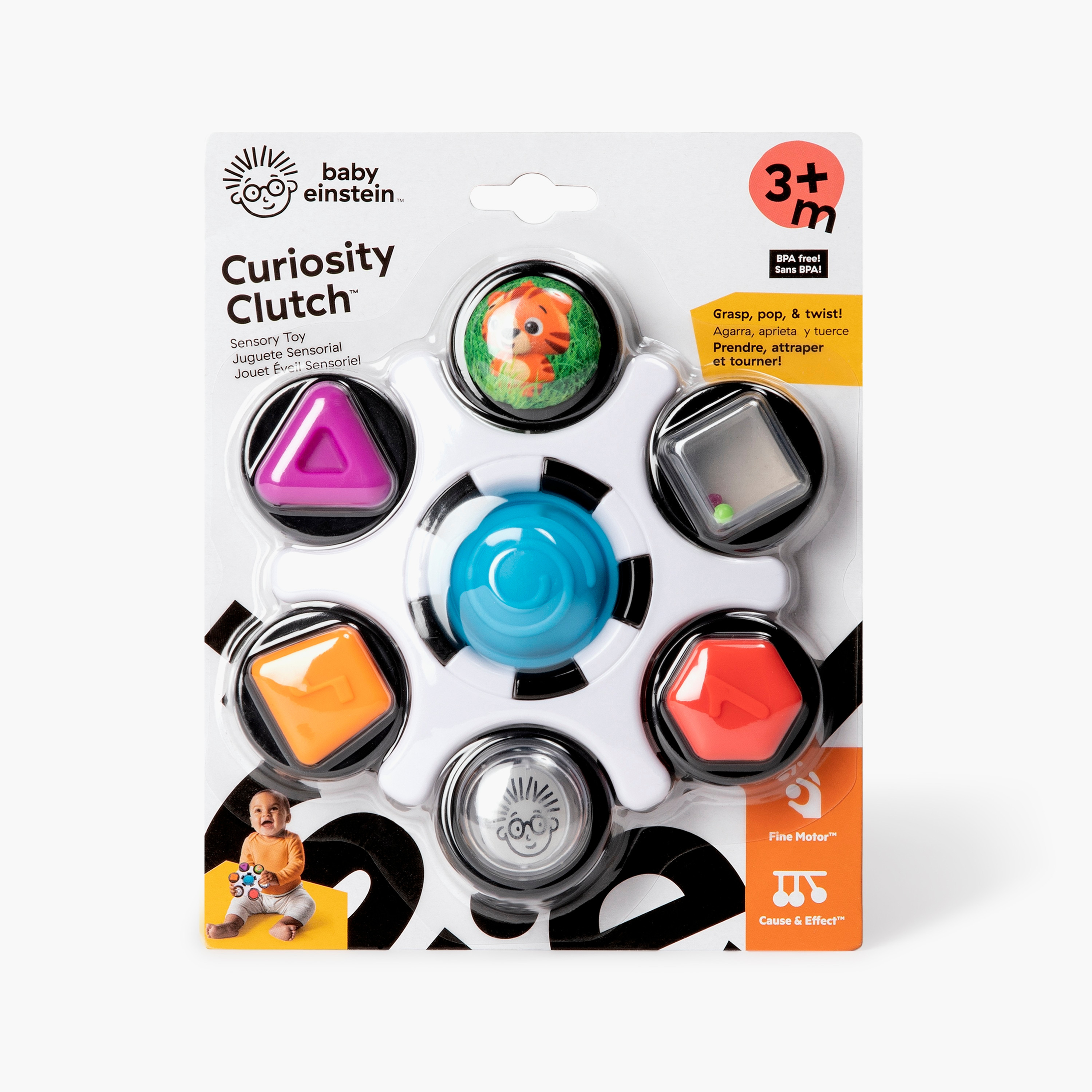 Baby Einstein Curiosity Clutch Sensory Toy-toys-babyandtoddlertoys-rattlesandteethers-image-2