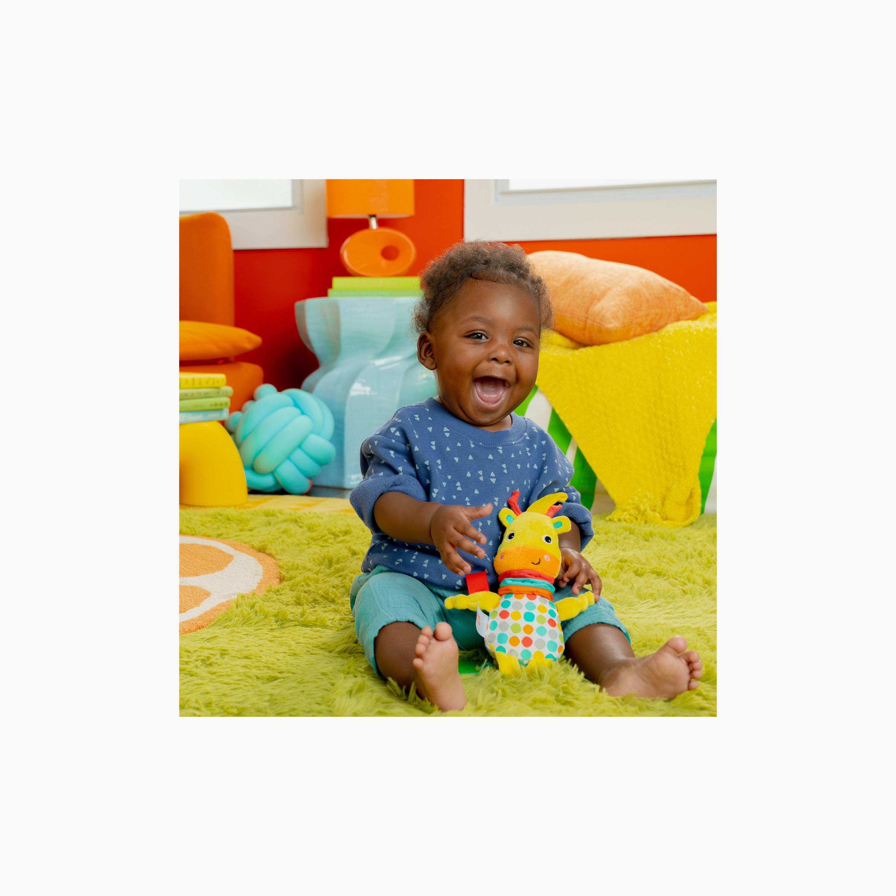 لعبة الأنشطة الموسيقية بول، بلاي ان بووجي من برايت ستارتس، زرافة-toys-babyandtoddlertoys-strollertoys-image-4