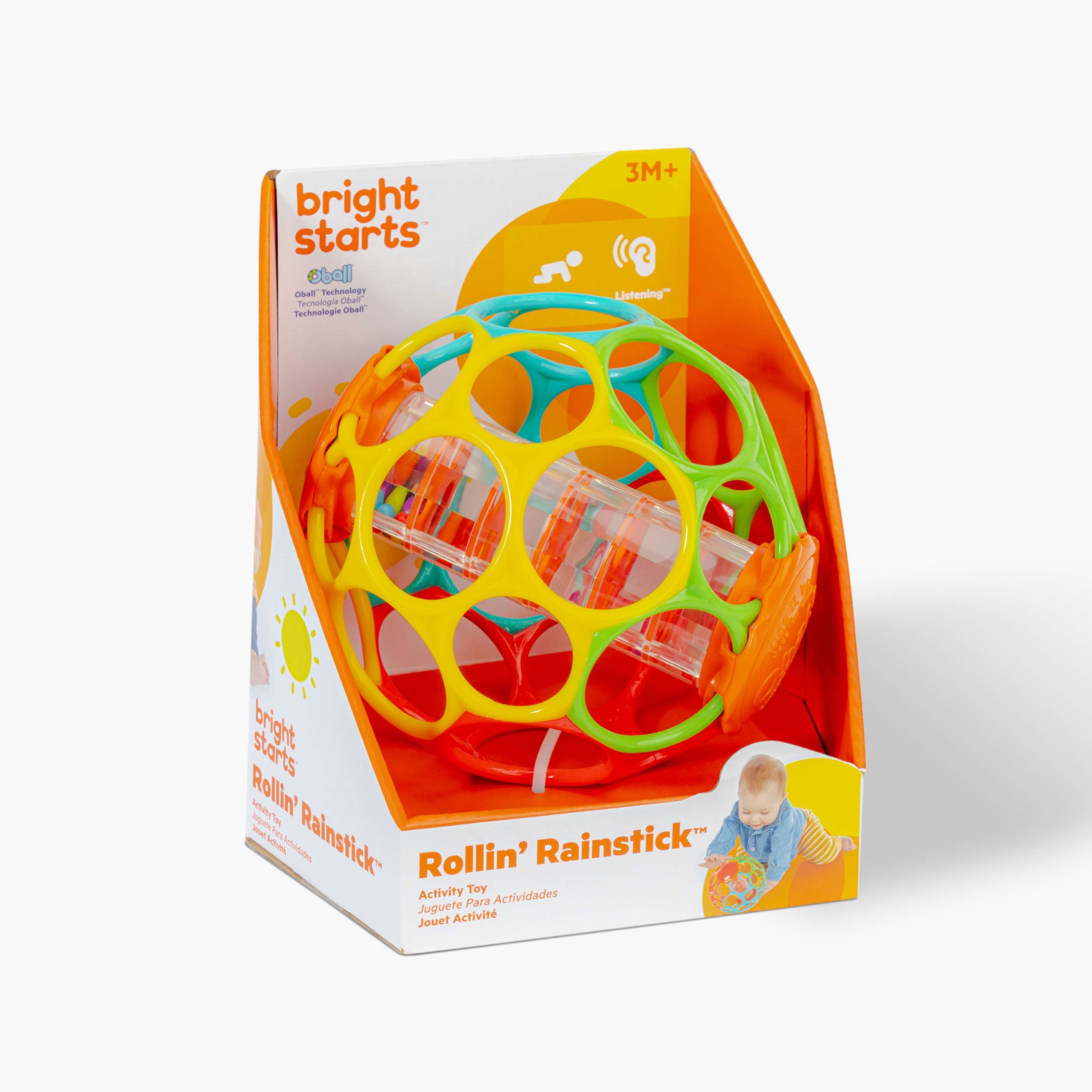 Bright Starts Rollin Rainstick Rattle-toys-babyandtoddlertoys-rattlesandteethers-image-2