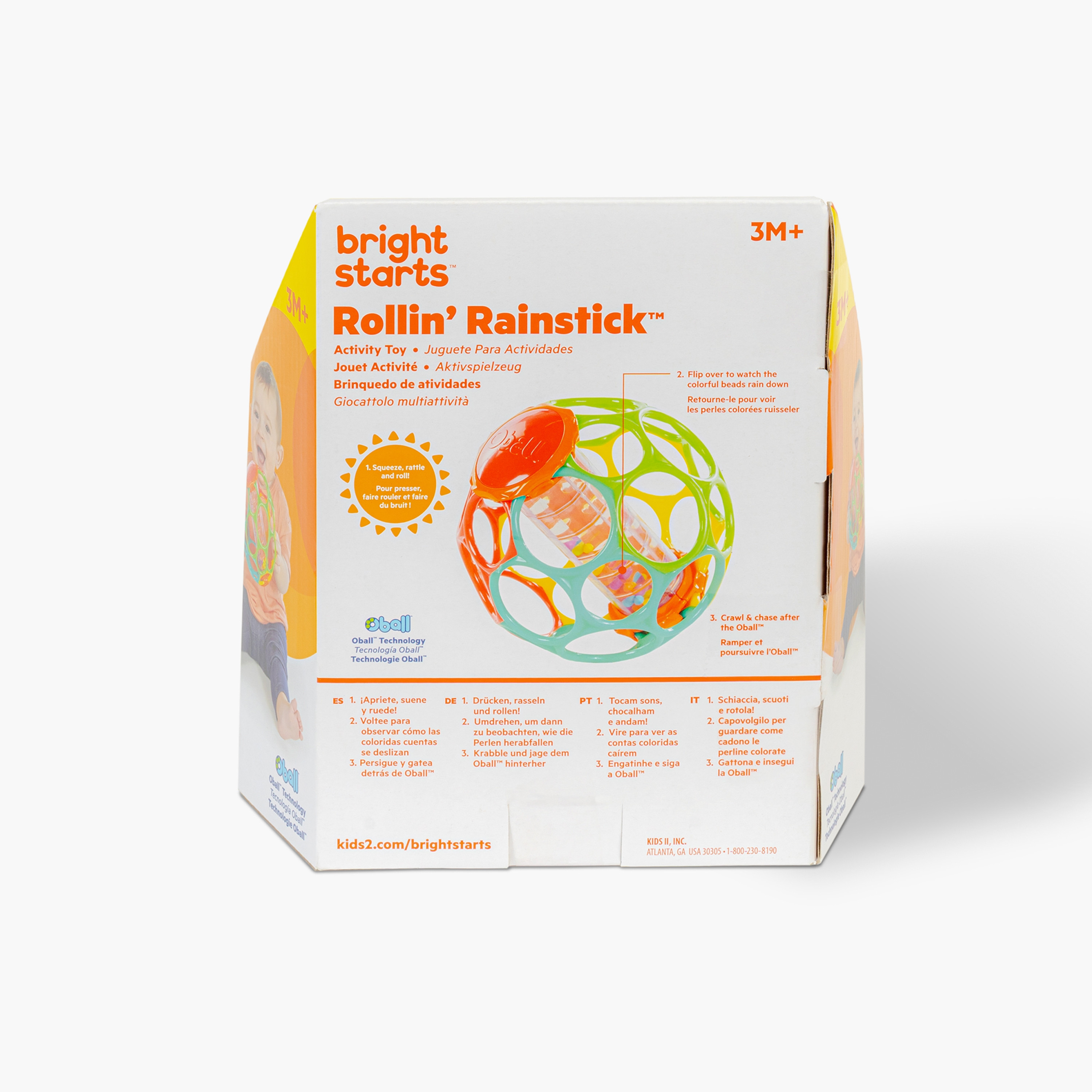 Bright Starts Rollin Rainstick Rattle-toys-babyandtoddlertoys-rattlesandteethers-image-3