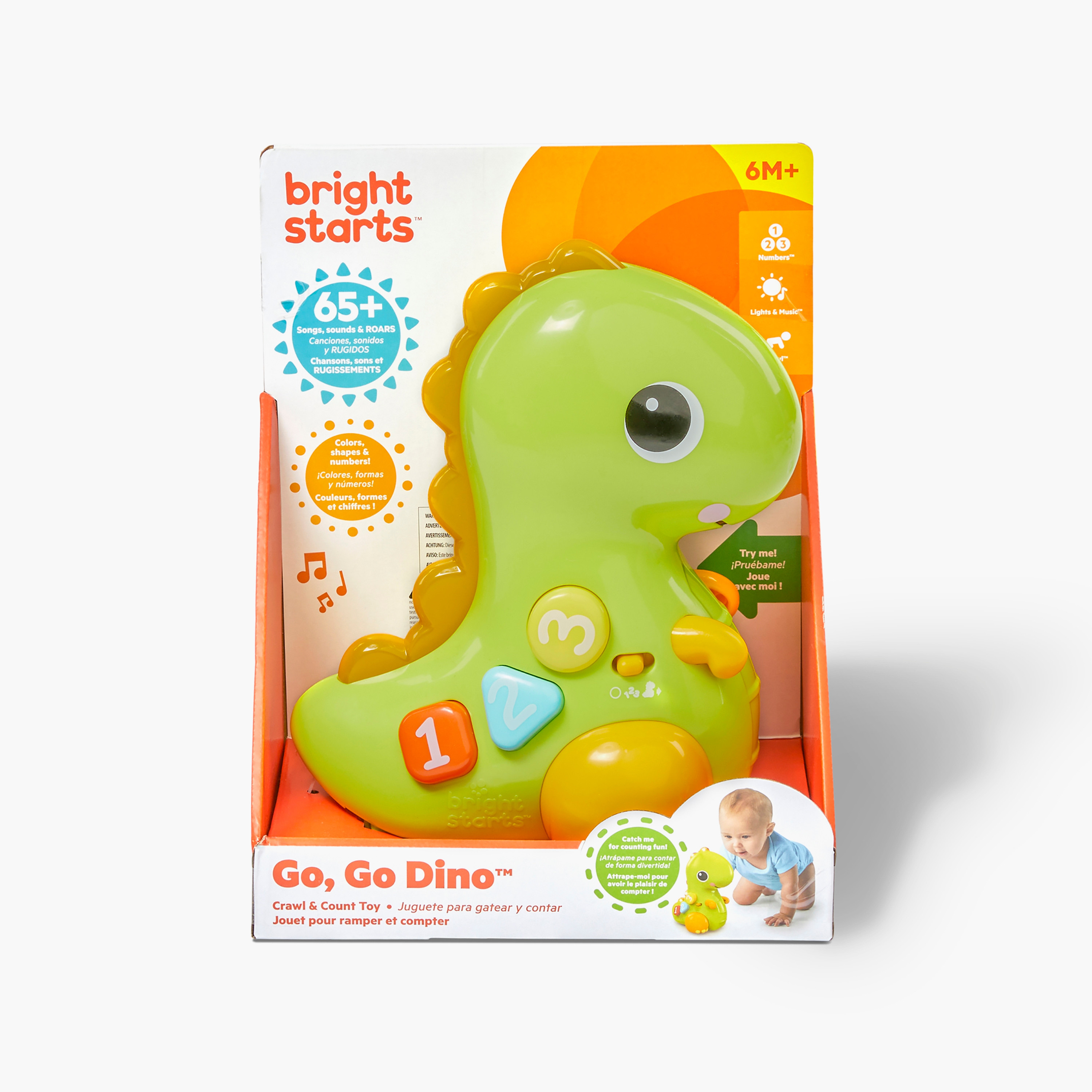 Bright Starts Go, Go, Dino Crawl & Count Toy-toys-babyandtoddlertoys-pushandpulltoys-image-2