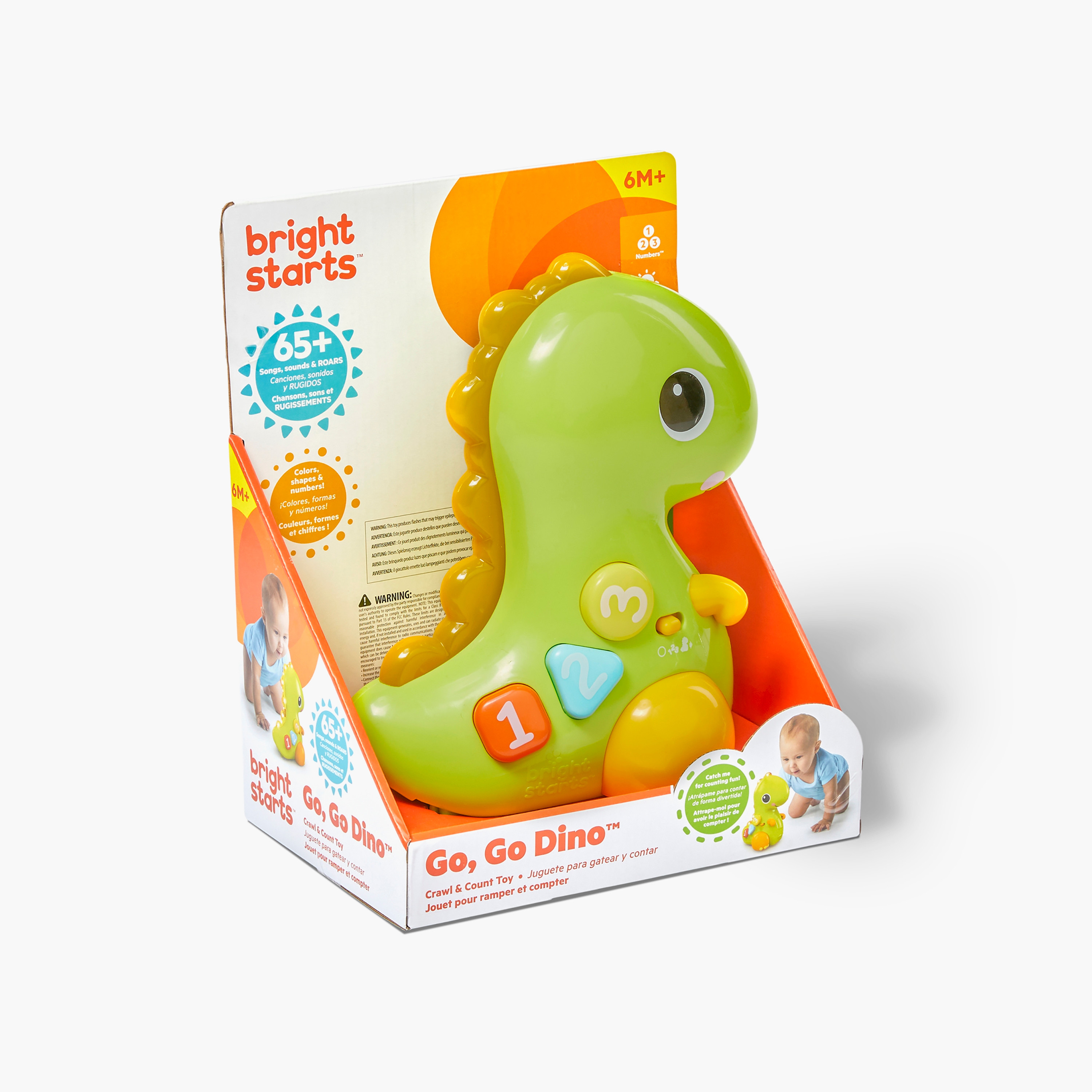 Bright Starts Go, Go, Dino Crawl & Count Toy-toys-babyandtoddlertoys-pushandpulltoys-image-3