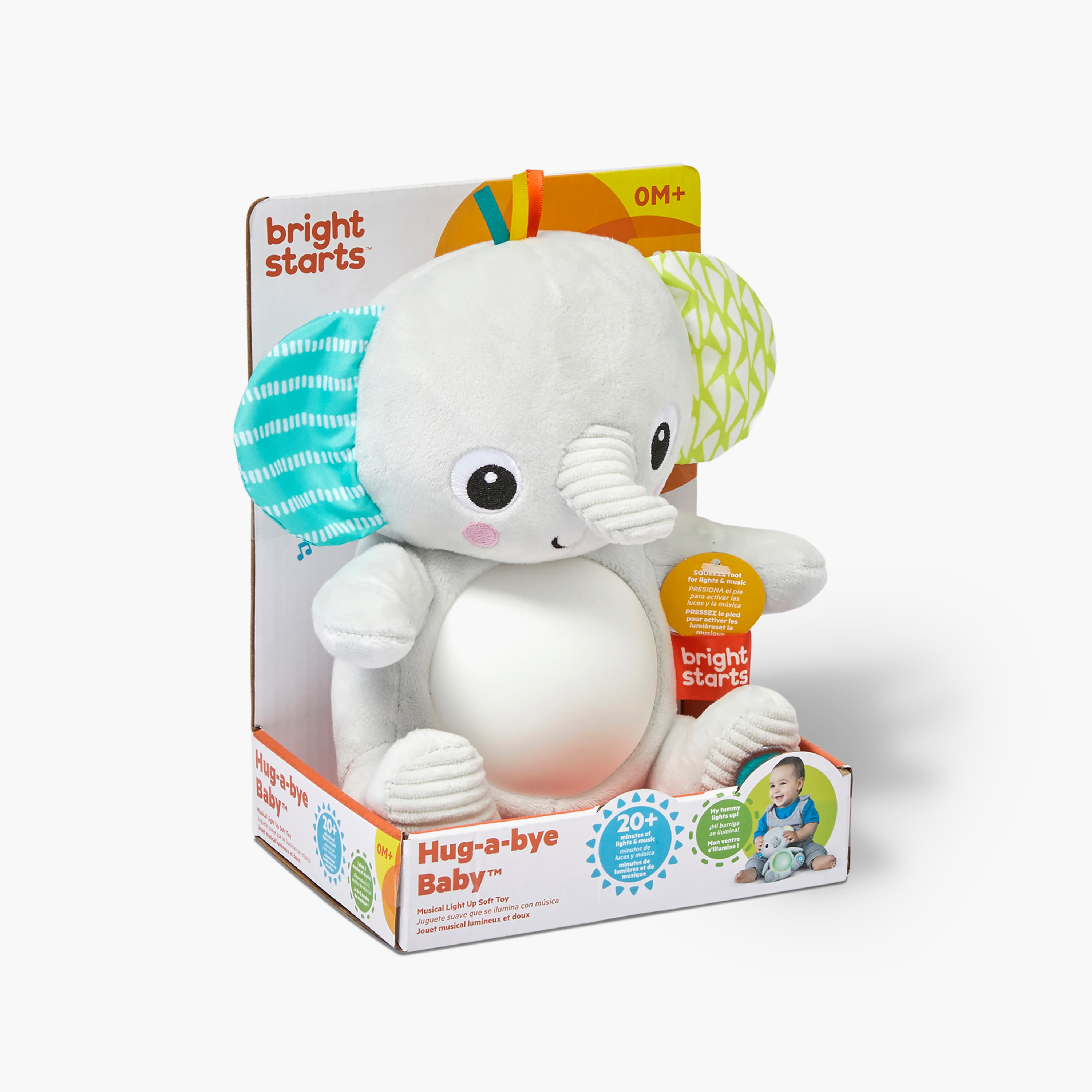 Bright Starts Hug-A-Bye Baby Musical Light Up Soft Toy​-toys-babyandtoddlertoys-lightsandmusicaltoys-image-3