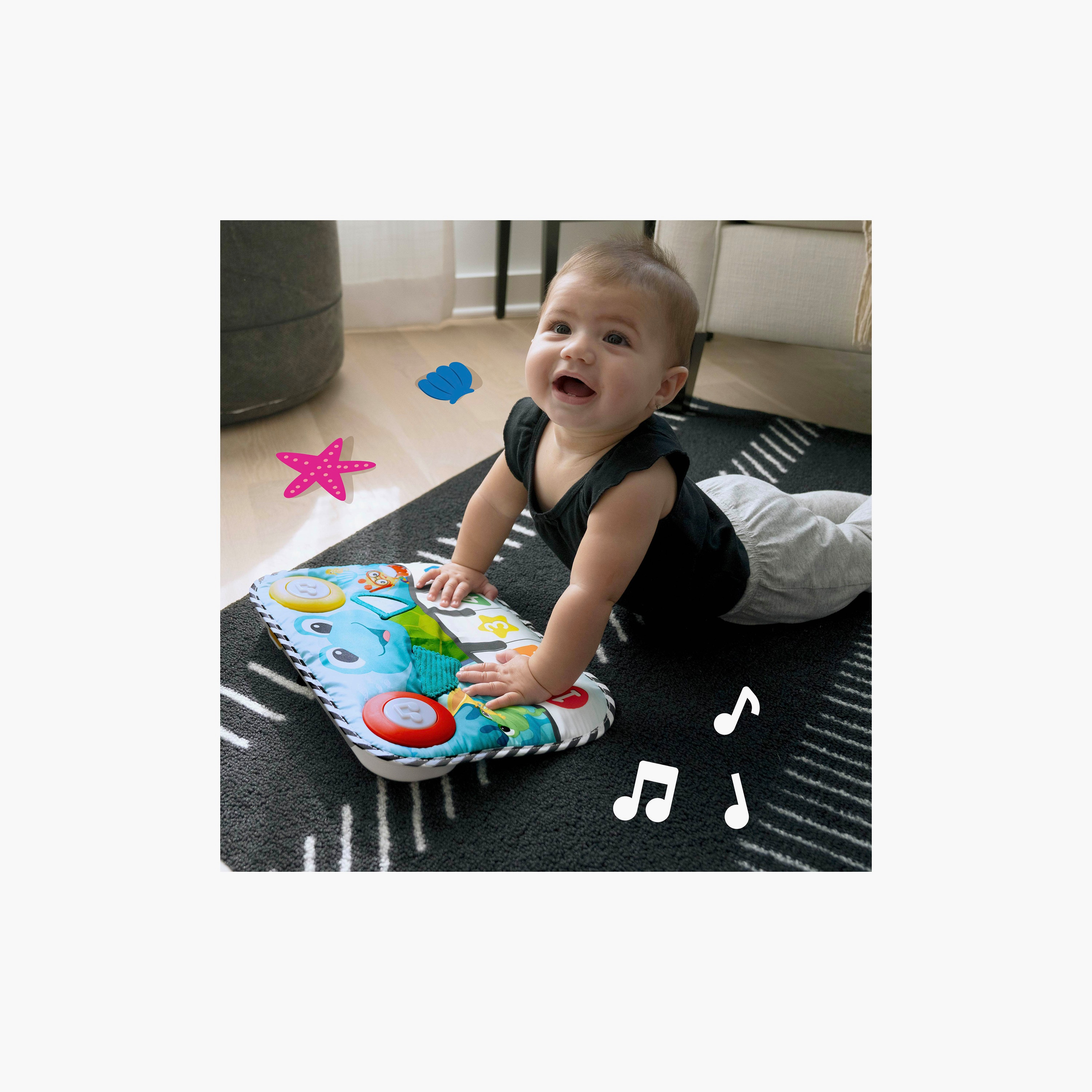 Baby Einstein Neptune's Kick & Explore Musical Kick Pad And Crib Toy-toys-babyandtoddlertoys-lightsandmusicaltoys-image-3
