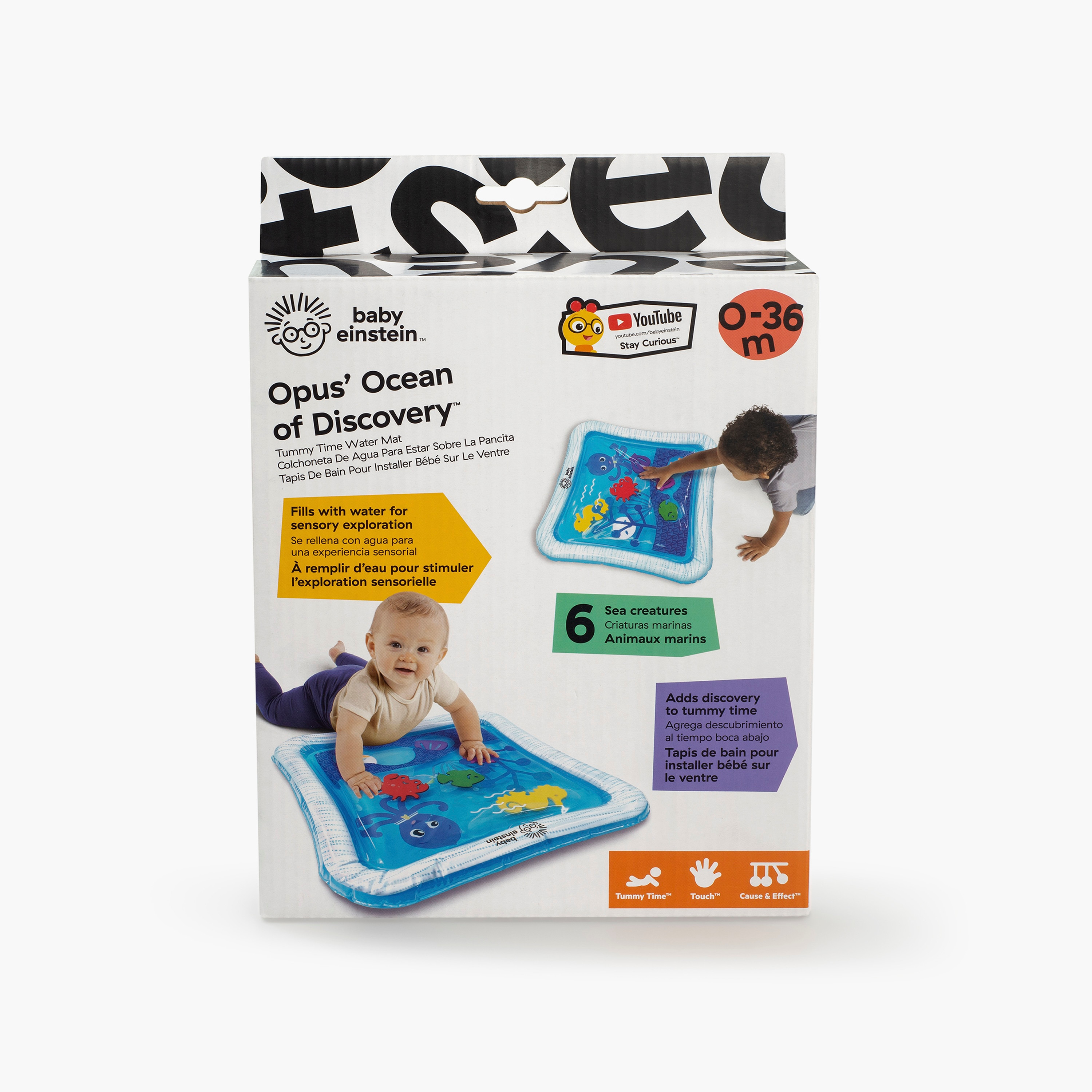 Baby Einstein Opus's Ocean Of Discovery Tummy Time Water Mat-baby-infantactivity-playpensandplaymats-image-2