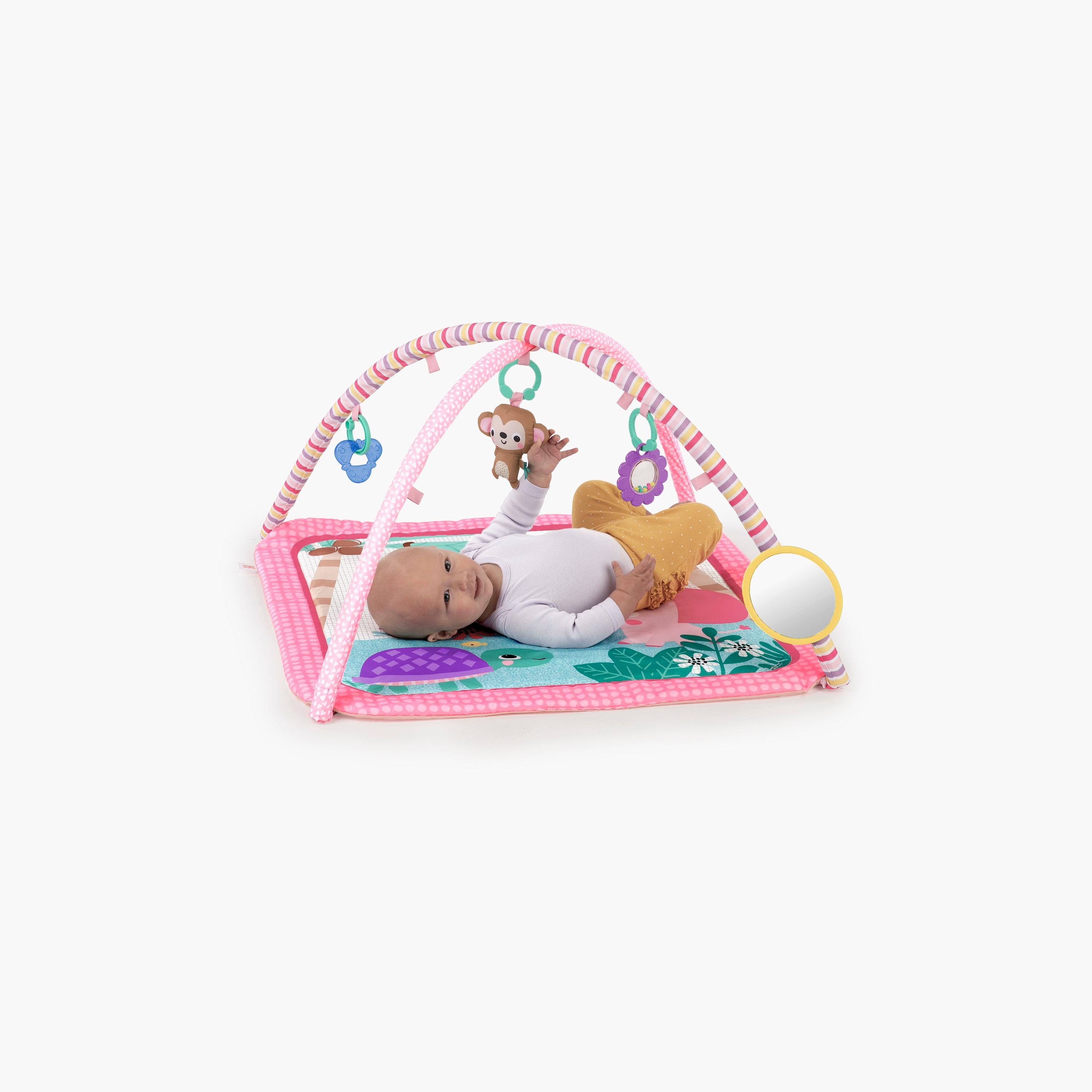 Bright Starts Floral Safari Activity Gym-baby-infantactivity-playgyms-image-2