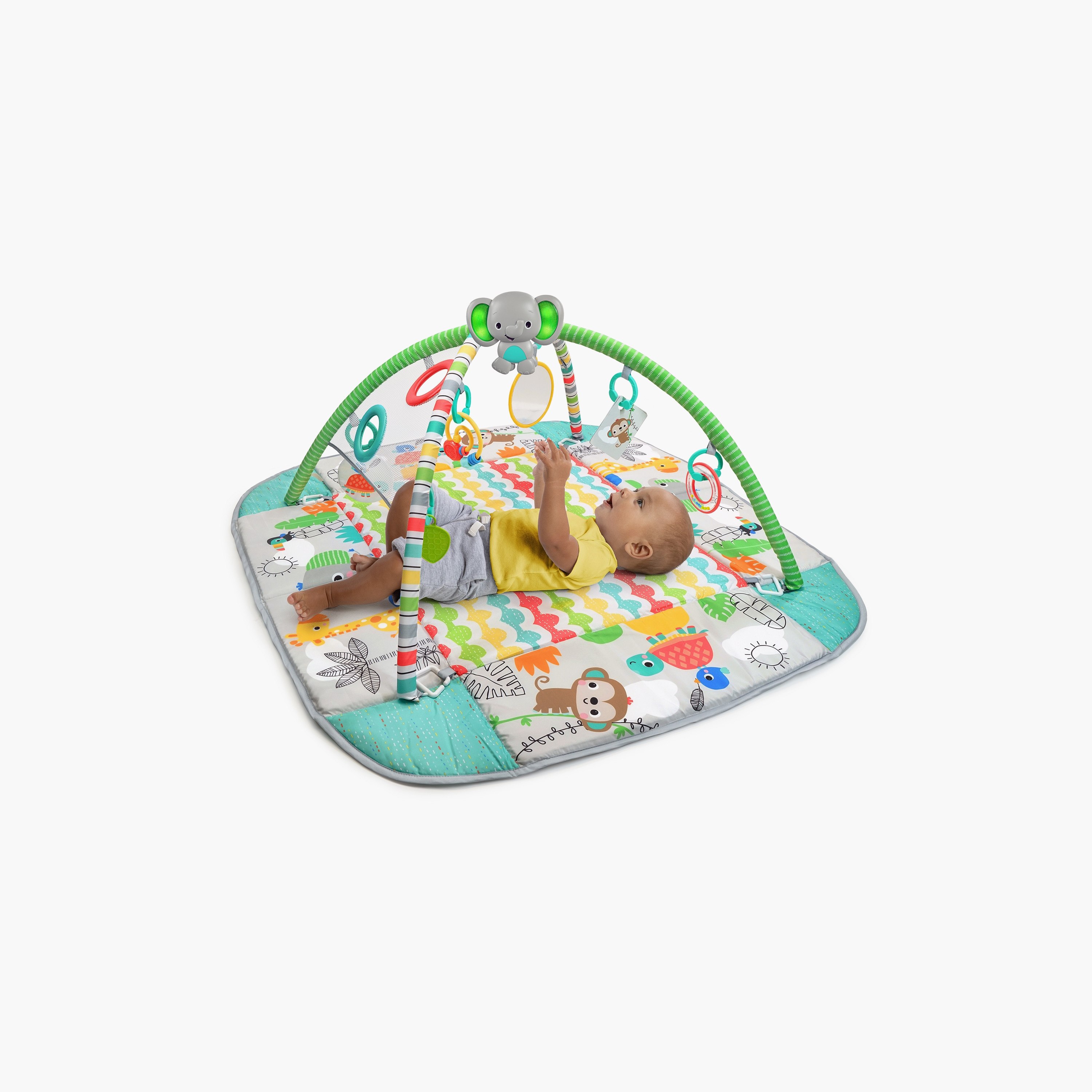 Bright Starts 5-In-1 Your Way Ball Play Activity Gym & Ball Pit, Totally Tropical-baby-infantactivity-playgyms-image-2