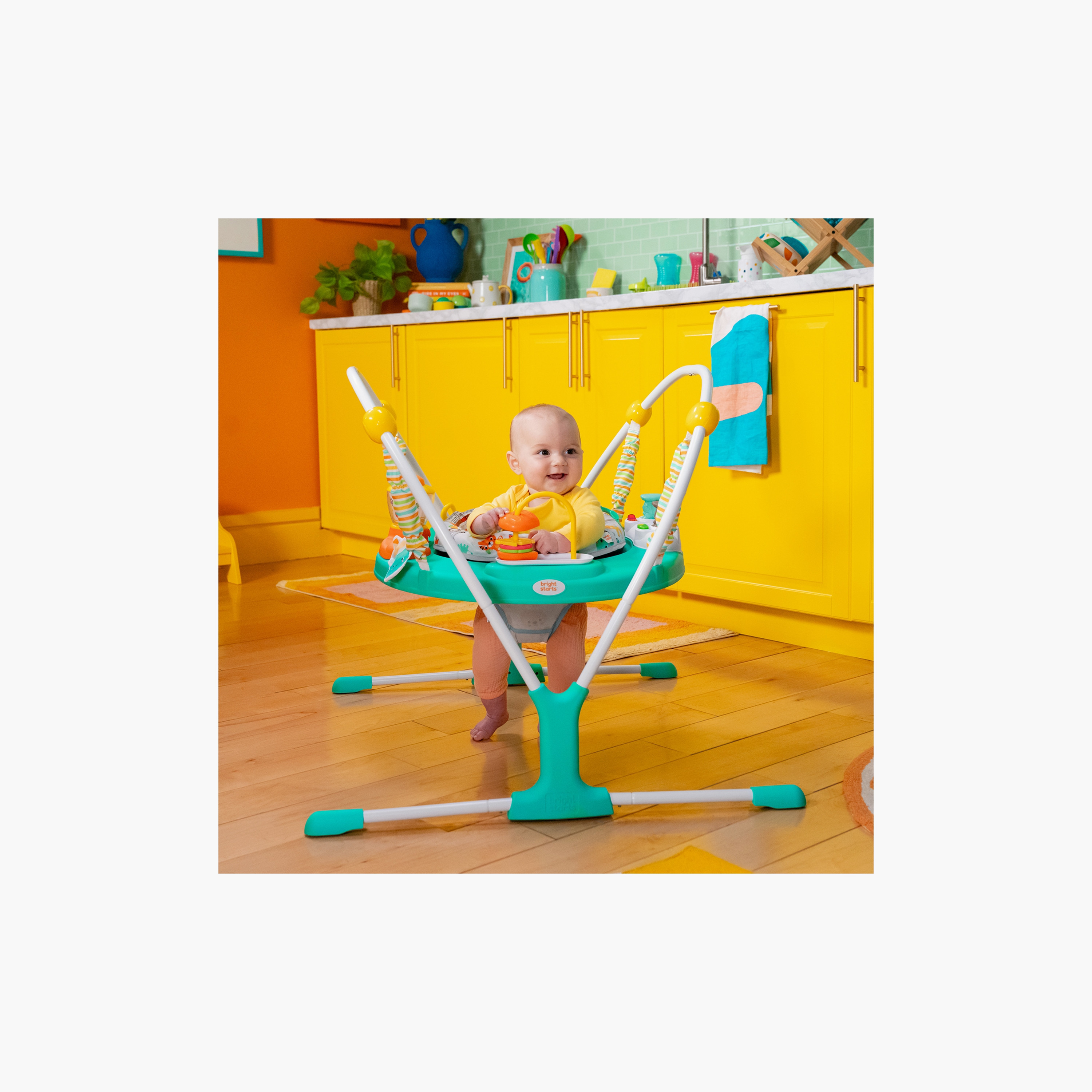  نطاطة الأنشطة كوكين أب فان! من برايت ستارتس-baby-infantactivity-bouncers-image-5