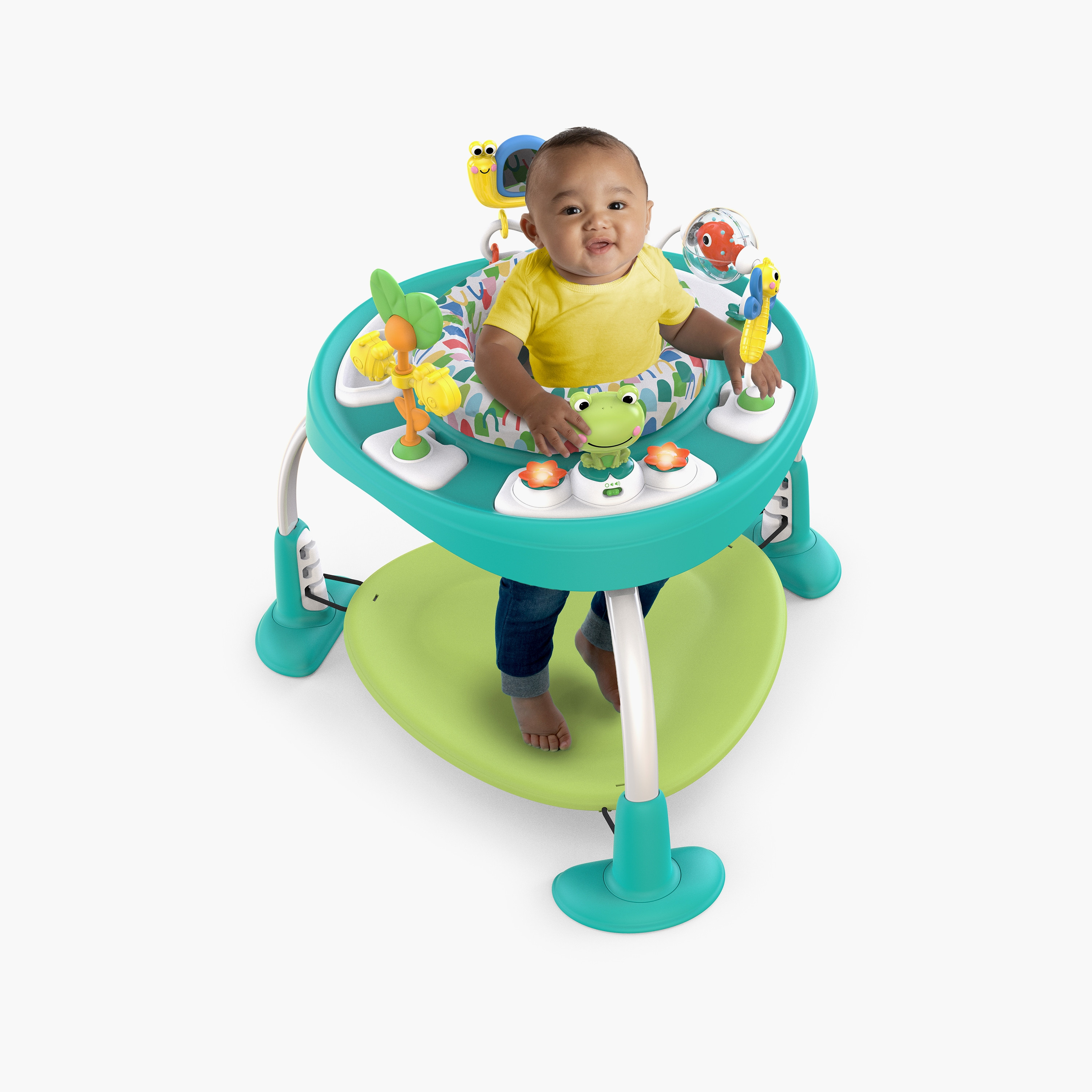 Bright Starts Bounce Bounce Baby 2-In-1 Activity Jumper & Table, Playful Pond-baby-infantactivity-bouncers-image-2