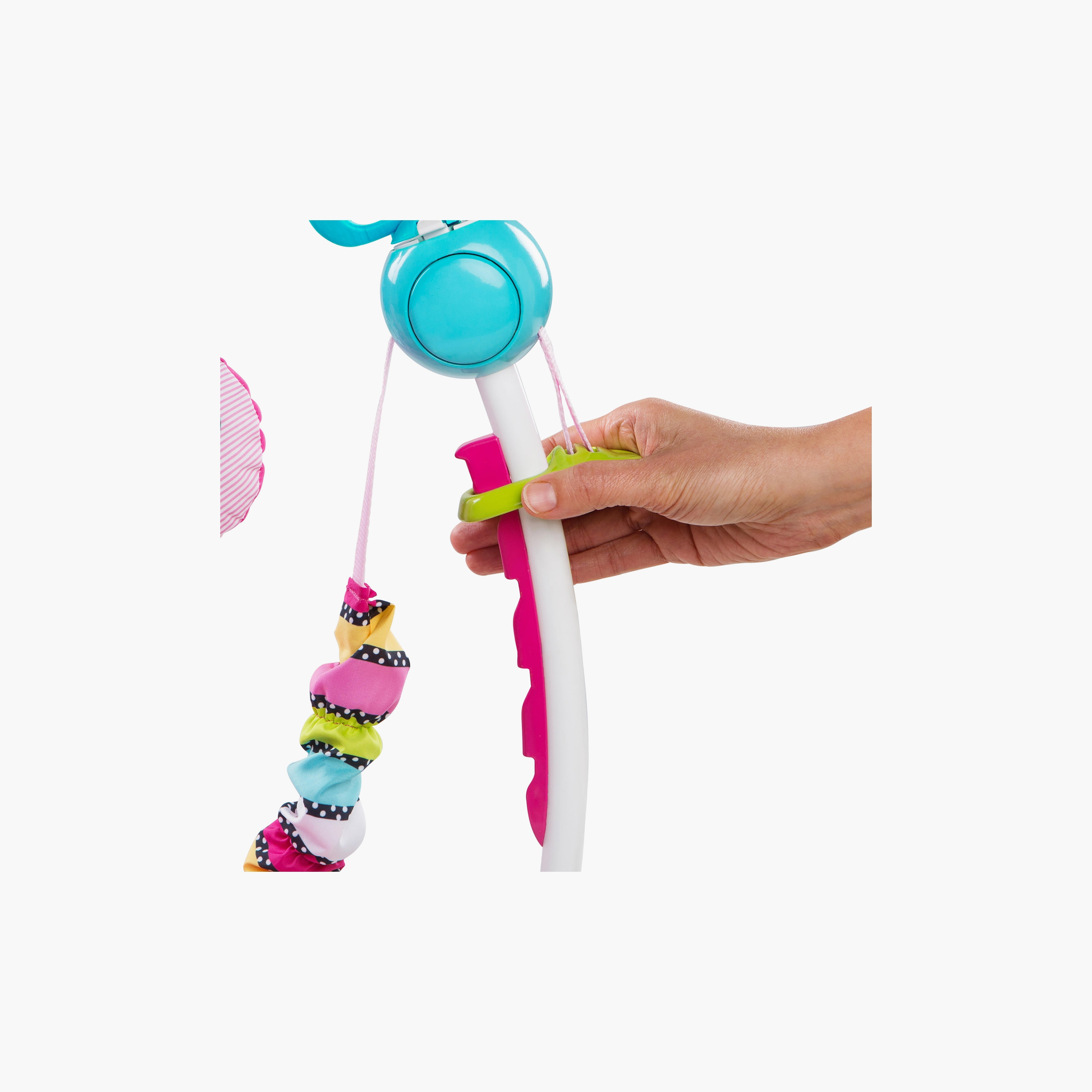 نطاطة وطاولة الأنشطة سبرينج آند سبراوت 2 في 1  من برايت ستارتس، فيرست فورست-baby-infantactivity-bouncers-image-5