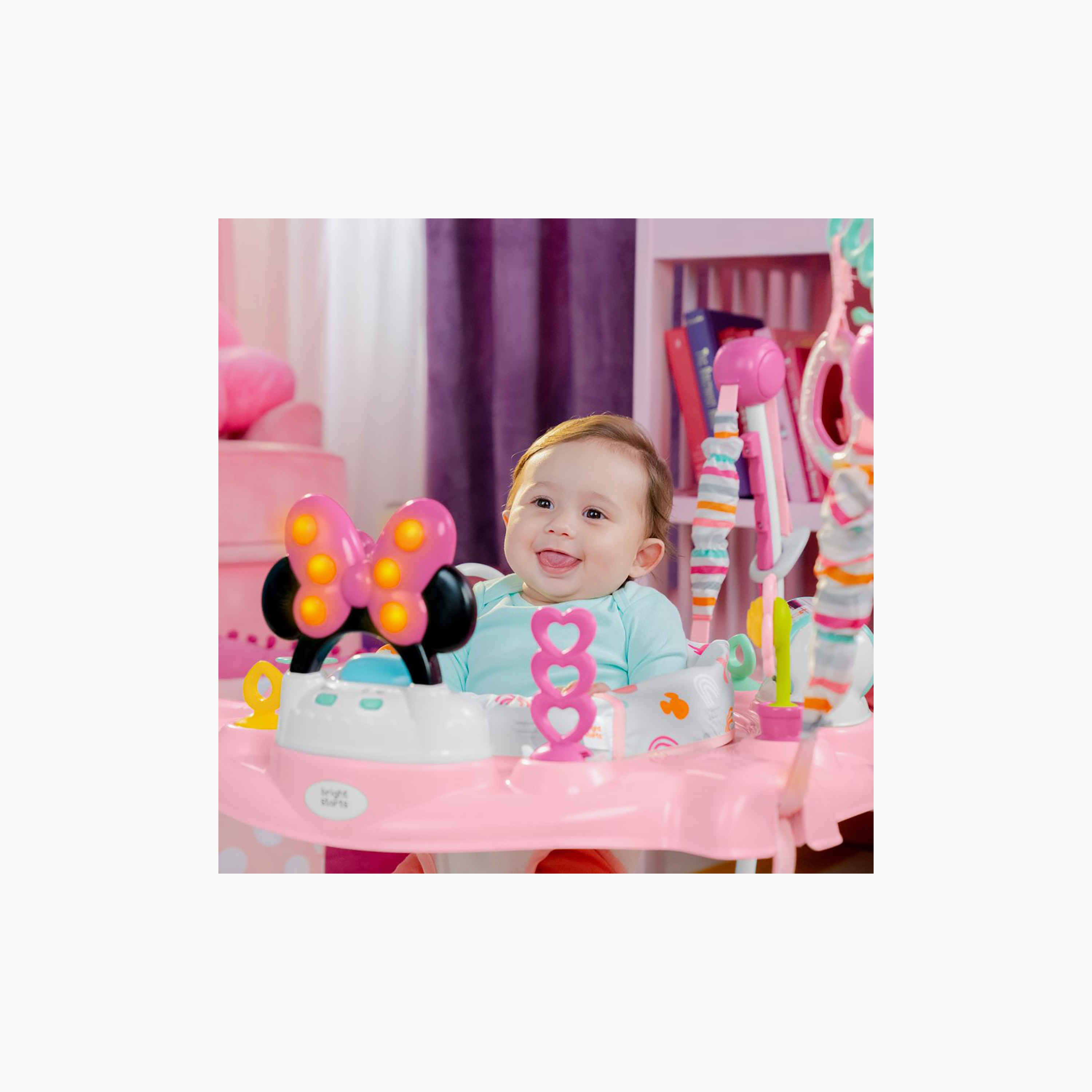 نطاطة الأنشطة ميني ماوس فور إيفر بيستيز من برايت ستارتس-baby-infantactivity-bouncers-image-5