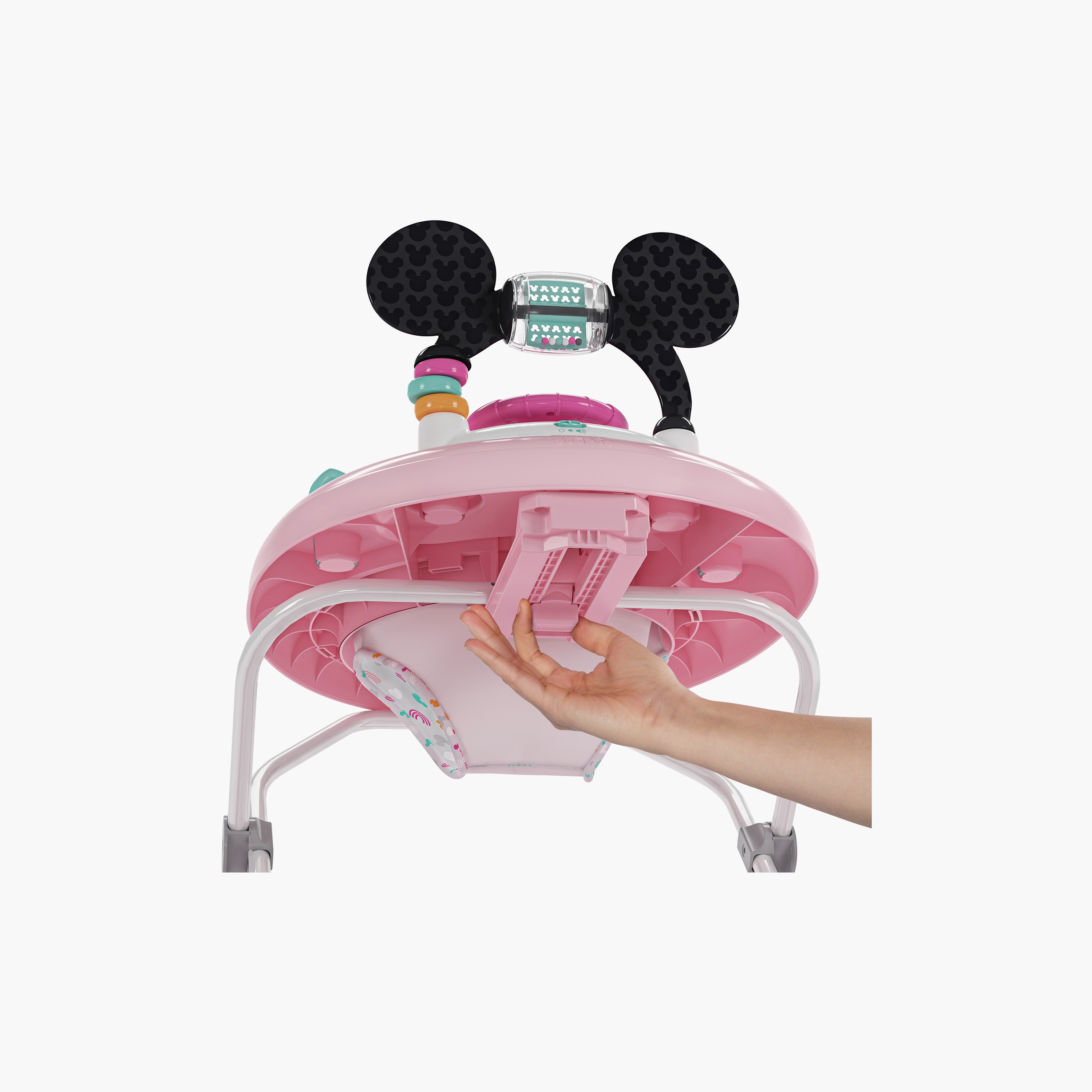 مشاية ميني ماوس تايني تريك من برايت ستارتس، فورايفر بيستيز، مشاية 2 في 1-baby-infantactivity-walkers-image-3
