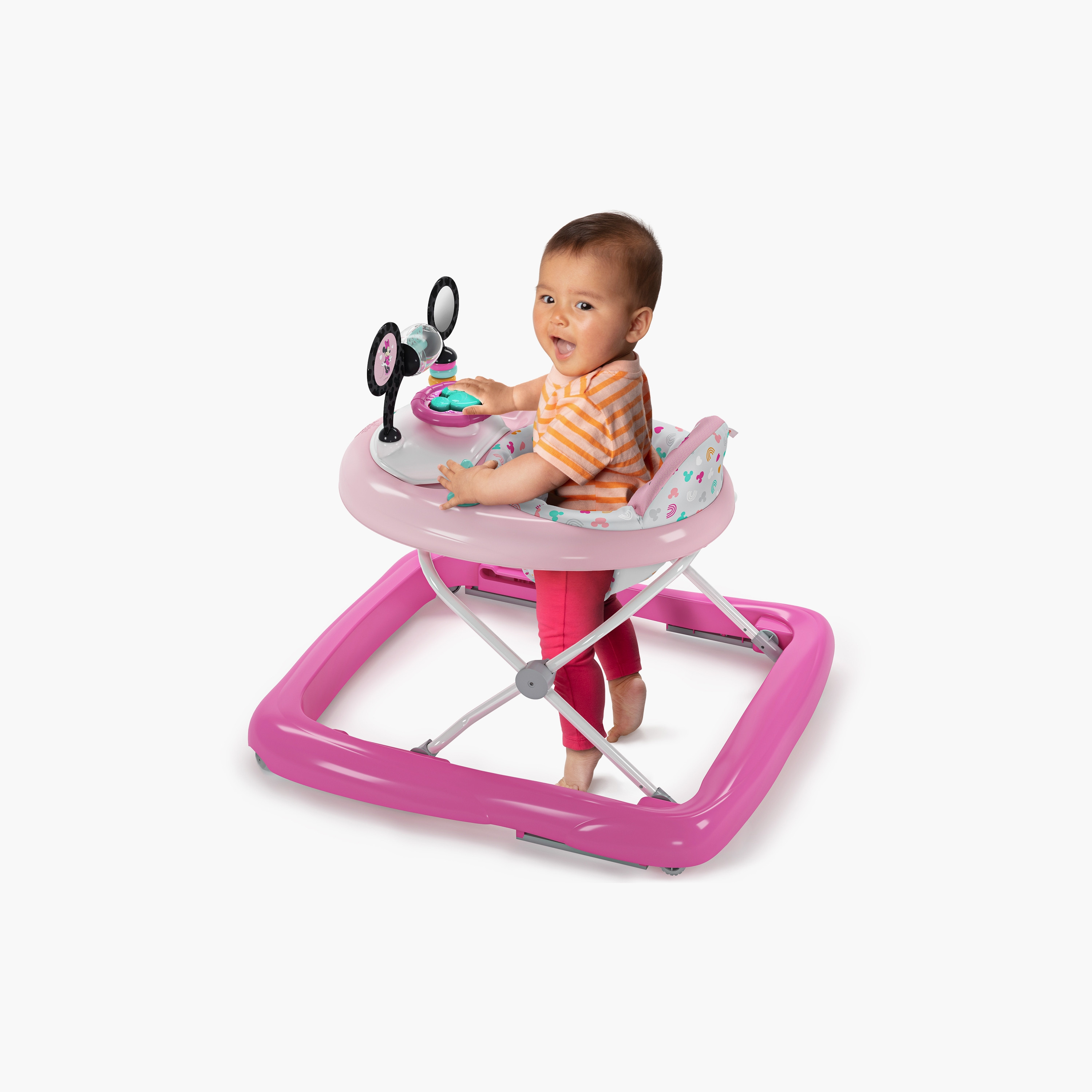 مشاية ميني ماوس تايني تريك من برايت ستارتس، فورايفر بيستيز، مشاية 2 في 1-baby-infantactivity-walkers-image-5