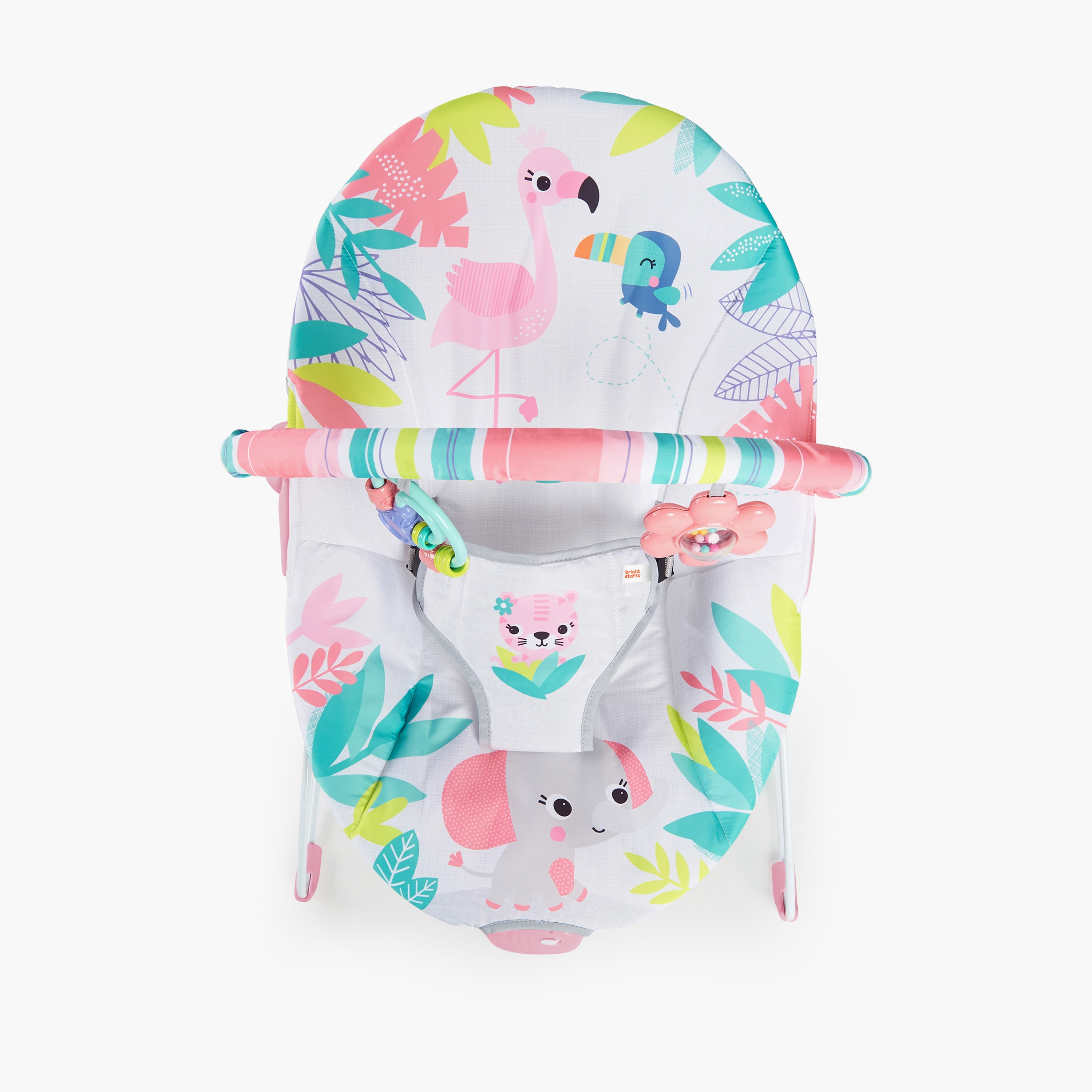 كرسي هزاز فلامينجو فايبس من برايت ستارتس-baby-infantactivity-bouncers-image-2