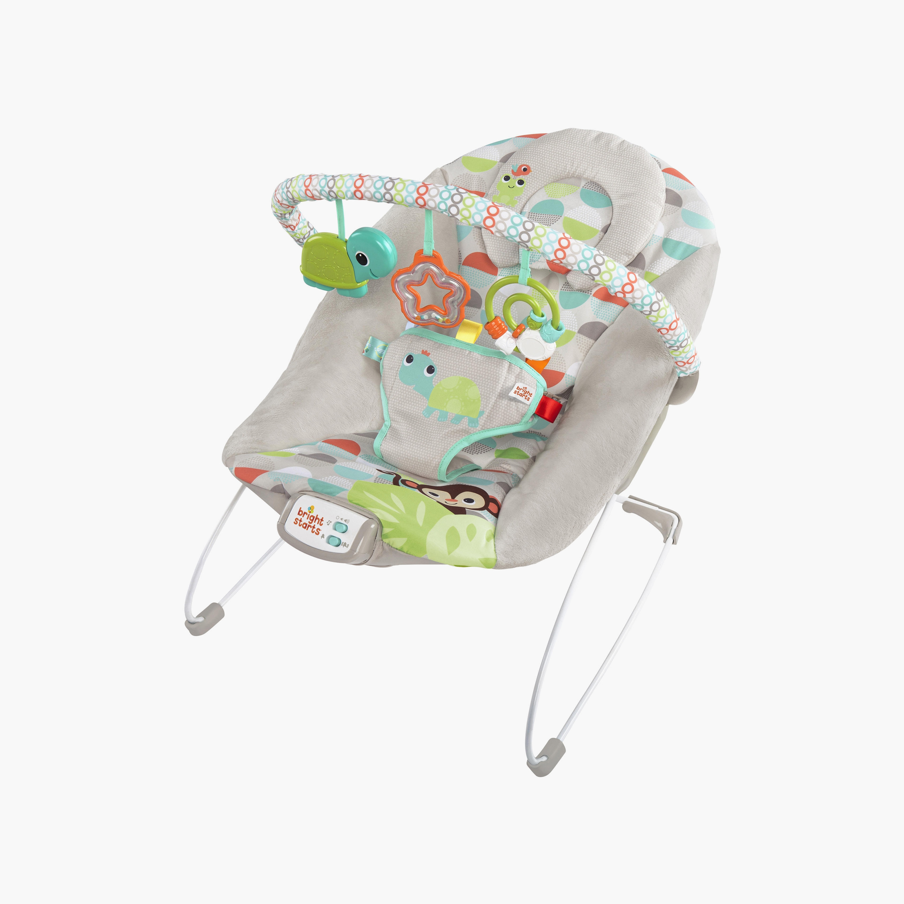Bright Starts Happy Safari Bouncer-baby-infantactivity-bouncers-image-2