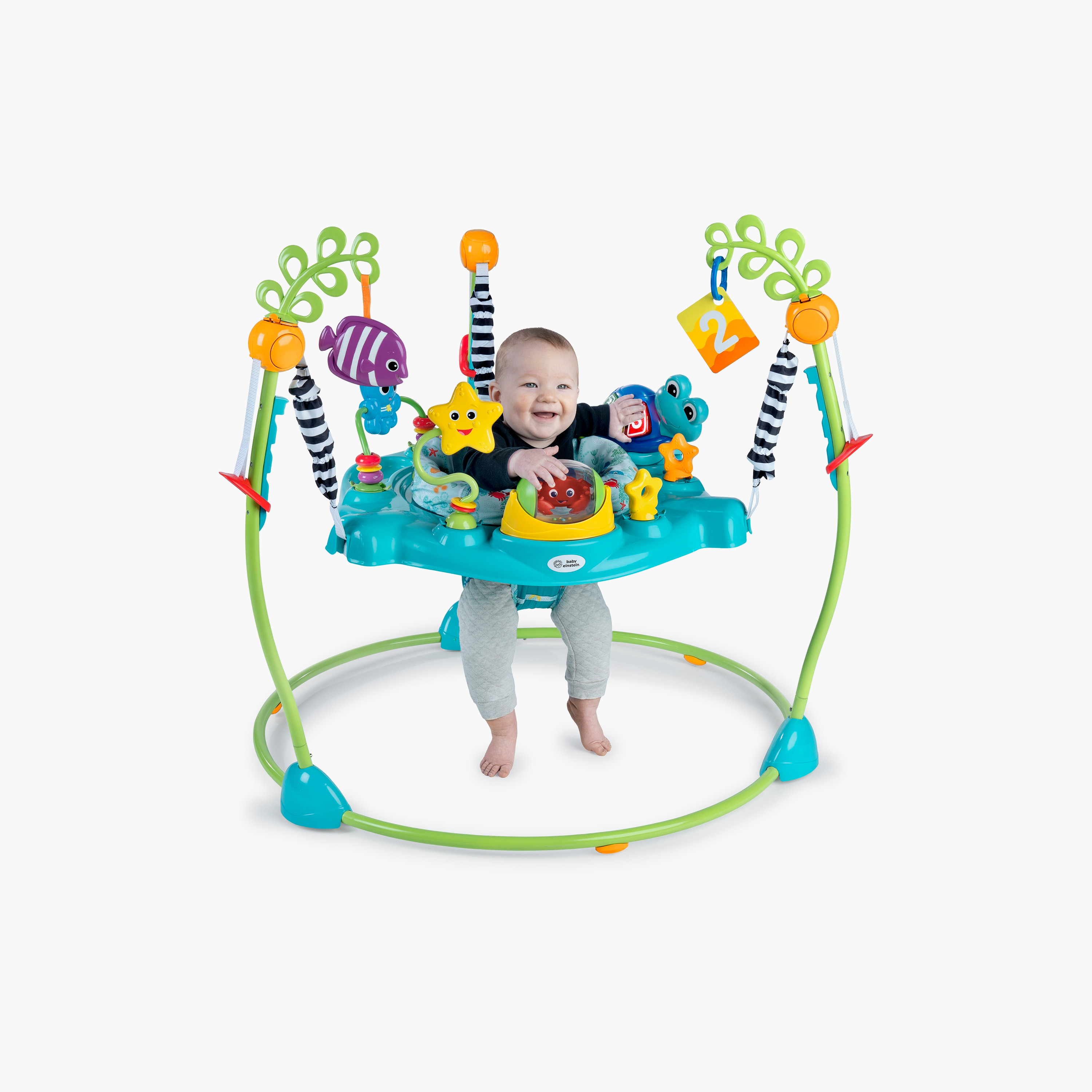 نطاطة الأنشطة أوشن إكسبلورر 2 في 1 من بيبي أينشتاين-baby-infantactivity-bouncers-image-2