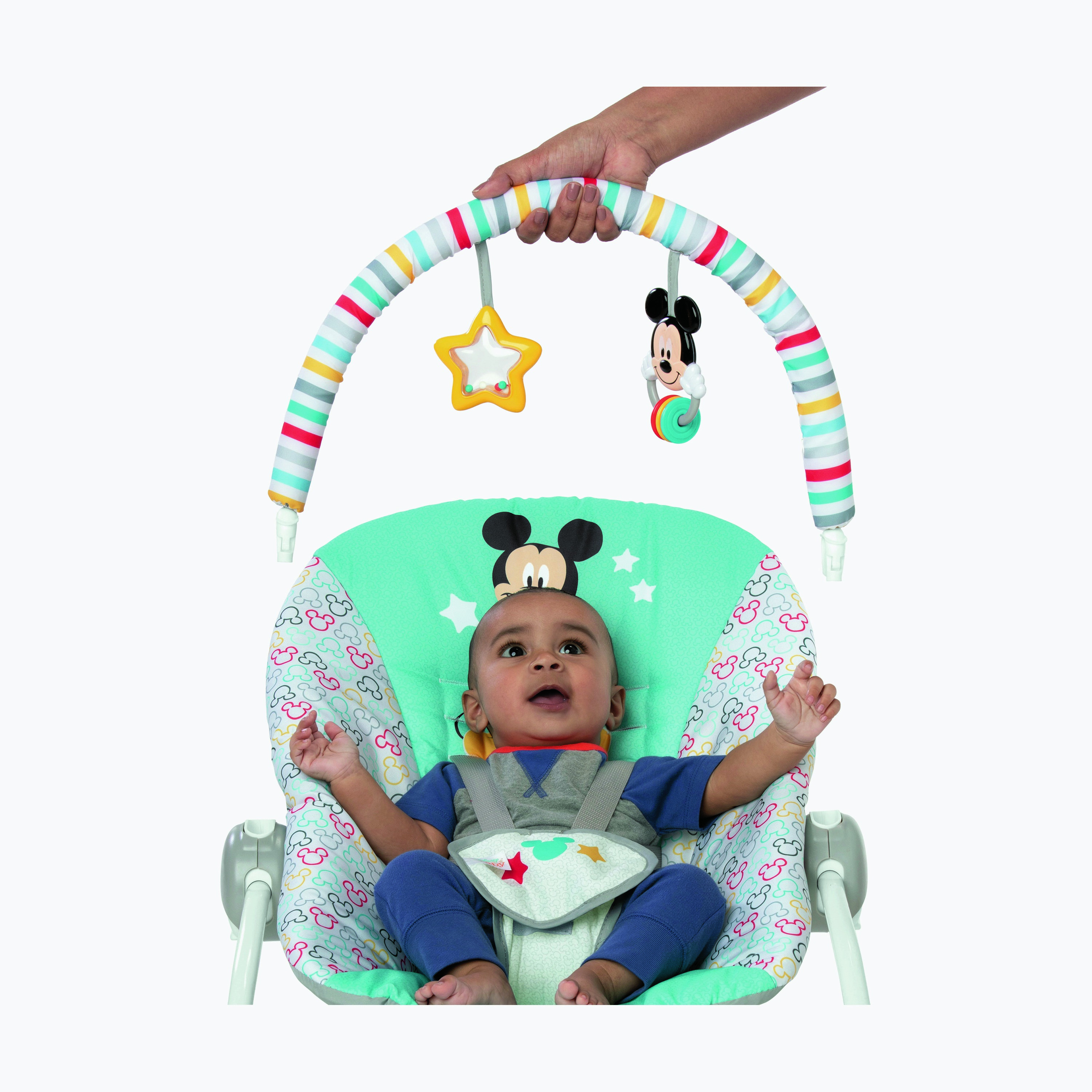 Bright Starts Mickey Mouse Original Besties Rocker-baby-infantactivity-rockers-image-3