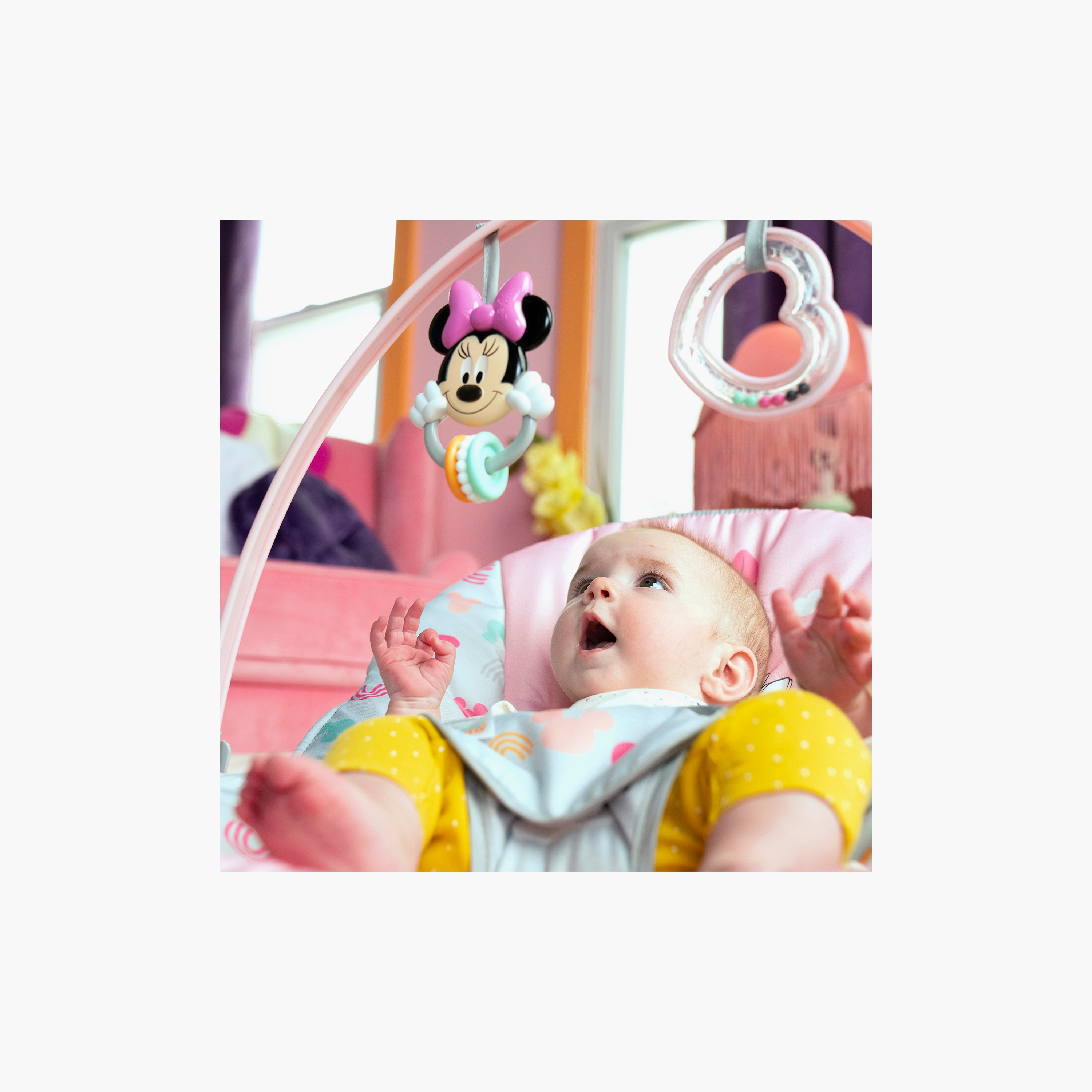 كرسي هزاز ميكي ماوس فورايفر بيستيز من برايت ستارتس-baby-infantactivity-image-2