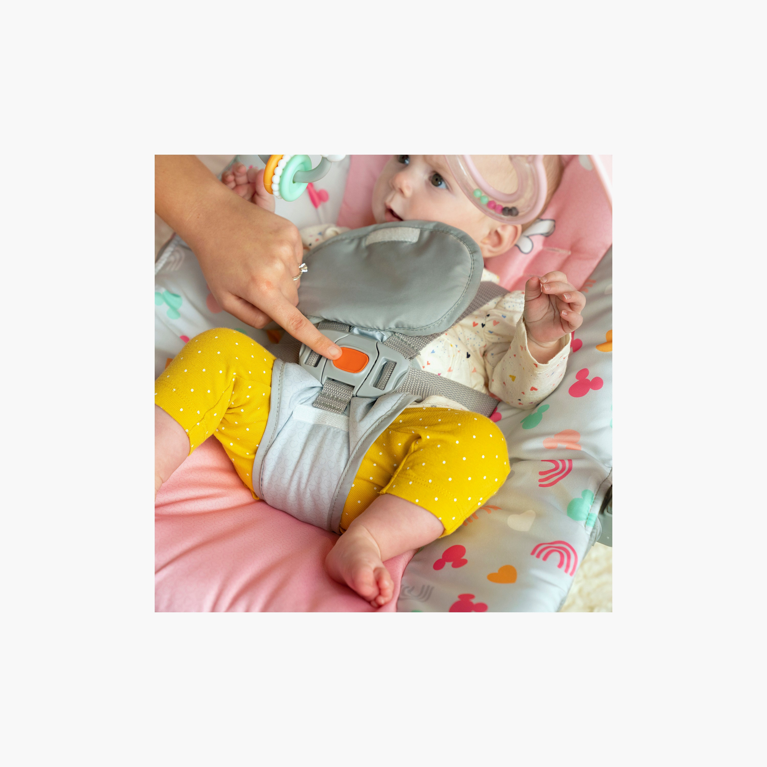 كرسي هزاز ميكي ماوس فورايفر بيستيز من برايت ستارتس-baby-infantactivity-image-1