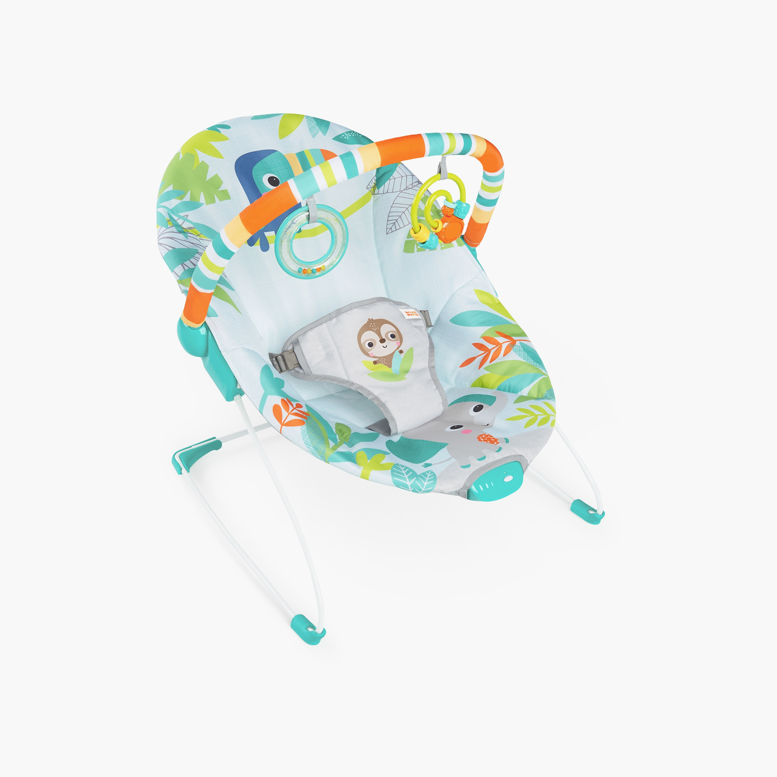 كرسي هزاز يهتز راينفورست فايبز من برايت ستارتس-baby-infantactivity-bouncers-image-2