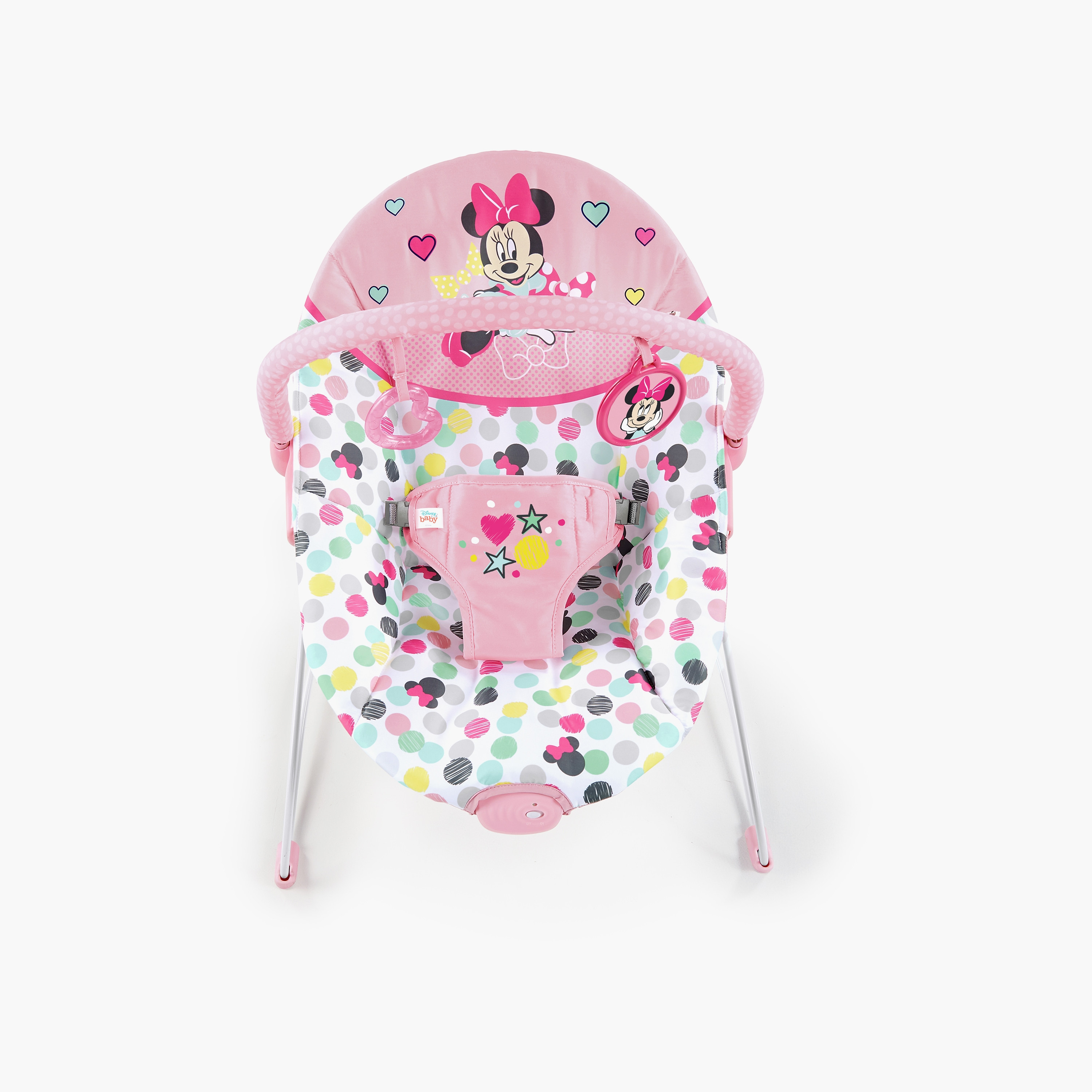 كرسي هزاز يهتز ميني ماوس سبوتي دوتي من برايت ستارتس-baby-infantactivity-bouncers-image-2
