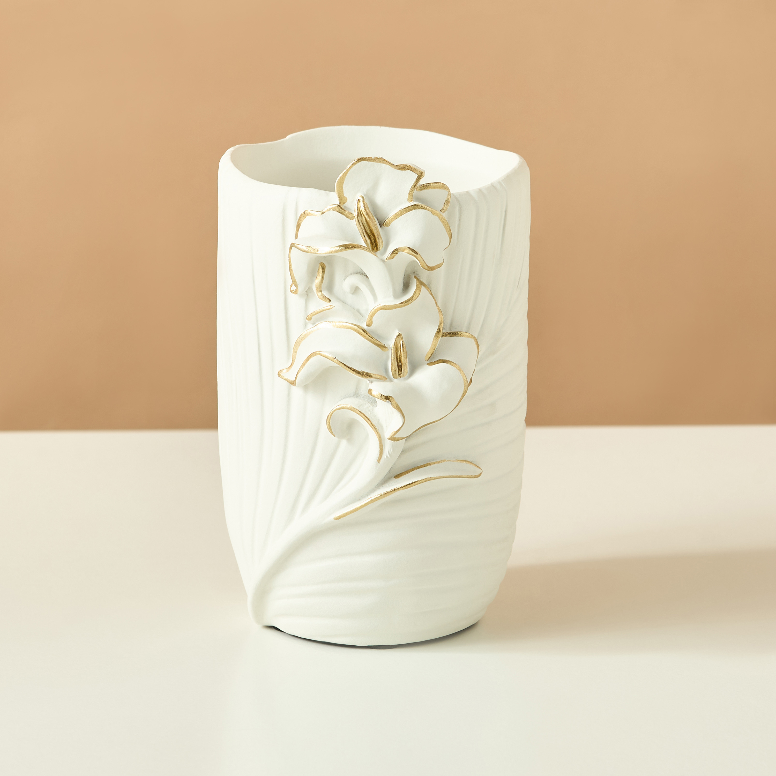 Floral Textured Tumbler-household-bathandlaundry-bathaccessories-toothbrushholdersandtumblers-image-2