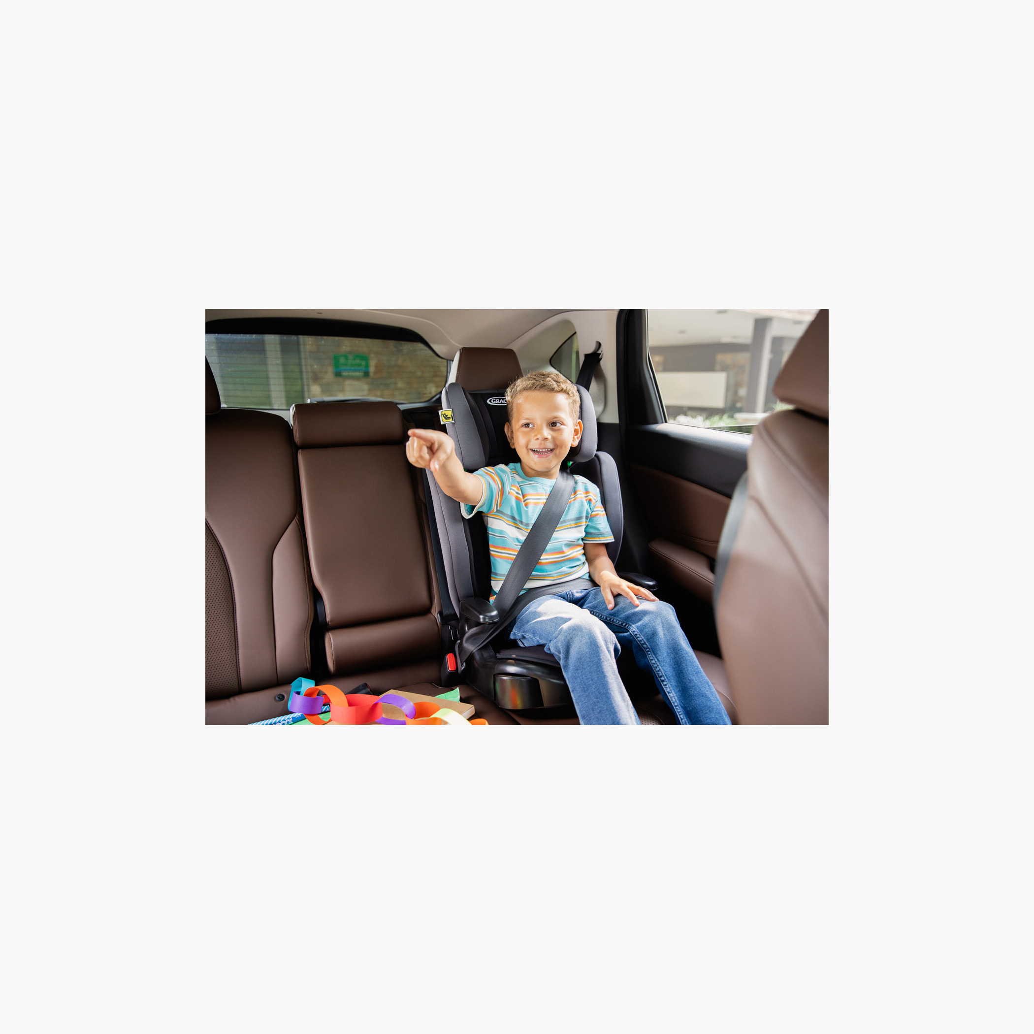 Graco Junior Maxi i-Size R129 Convertible Car Seat with 5-Point Safety Harness and Seat Belt System-baby-gear-carseats-image-11