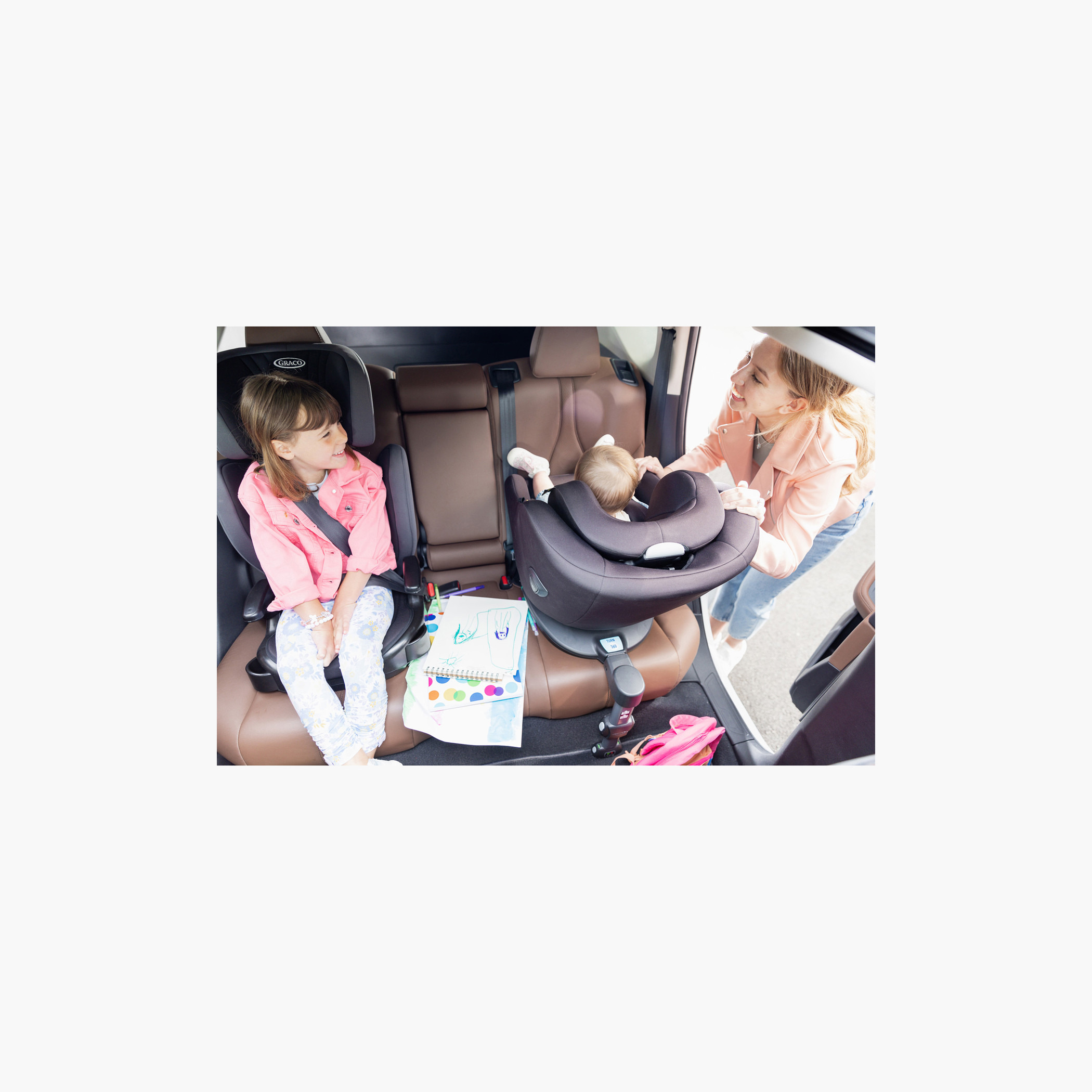 Graco Junior Maxi i-Size R129 Convertible Car Seat with 5-Point Safety Harness and Seat Belt System-baby-gear-carseats-image-8