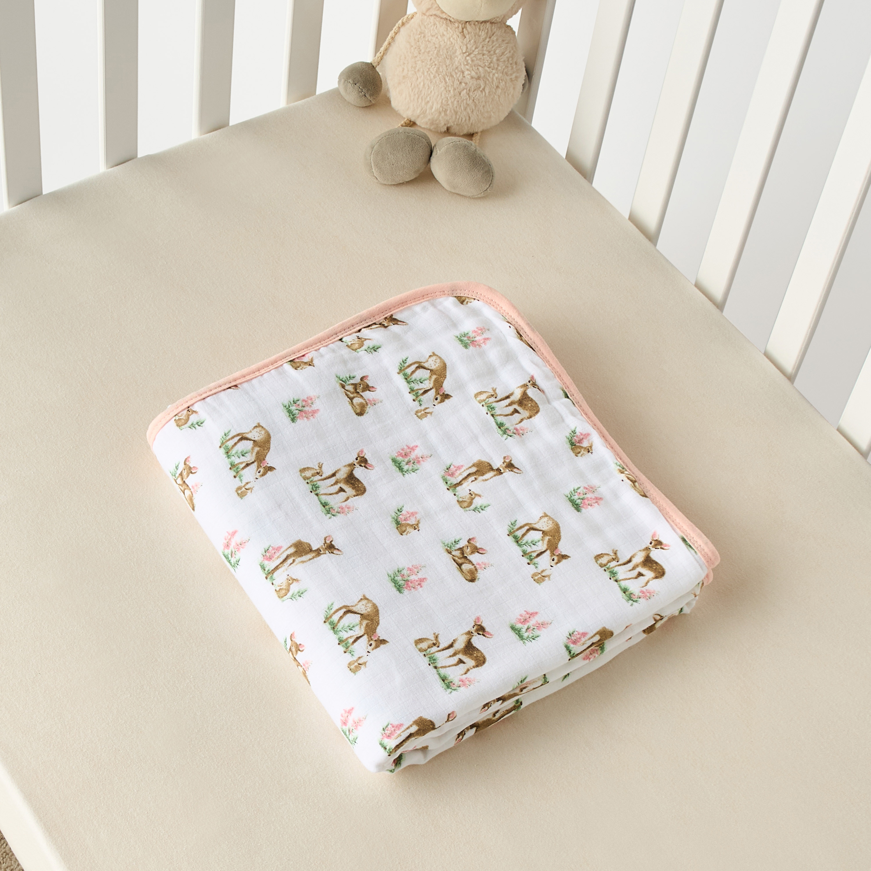 Giggles Deer Friends Bamboo Muslin Swaddle Blanket-baby-nursery-blanketsandswaddles-swaddlesandsleepingbags-image-4