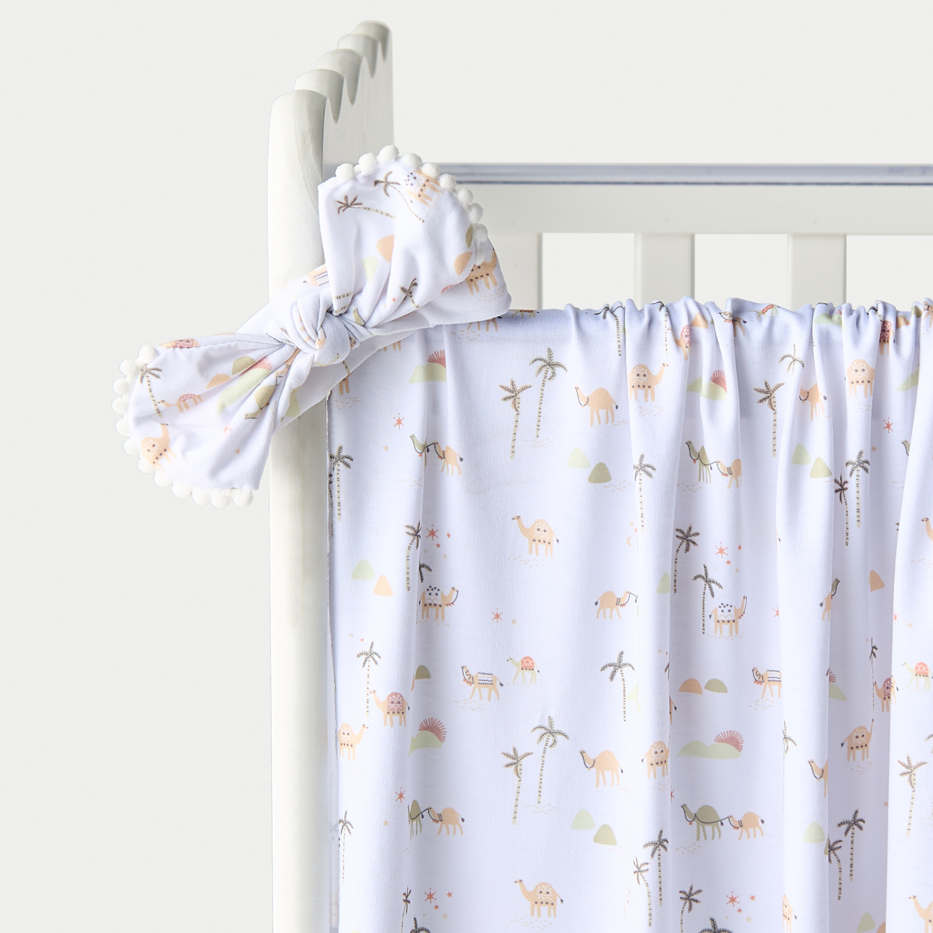 Juniors Desert Print Swaddle Blanket with Headband-baby-nursery-blanketsandswaddles-swaddlesandsleepingbags-image-3