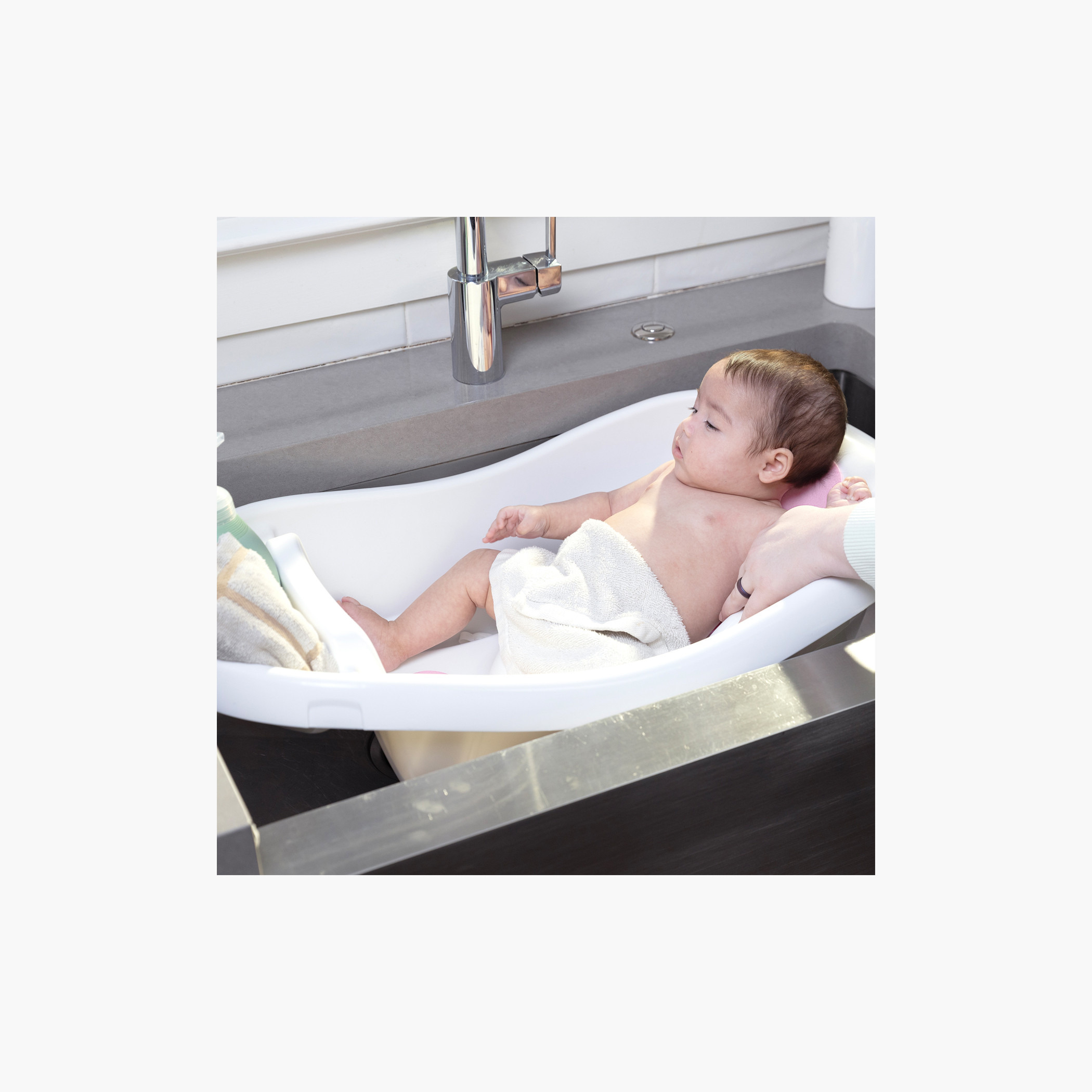 Ingenuity Summer Infant Comfy Clean Bath Tub-baby-bathandcare-bathtubs-image-2