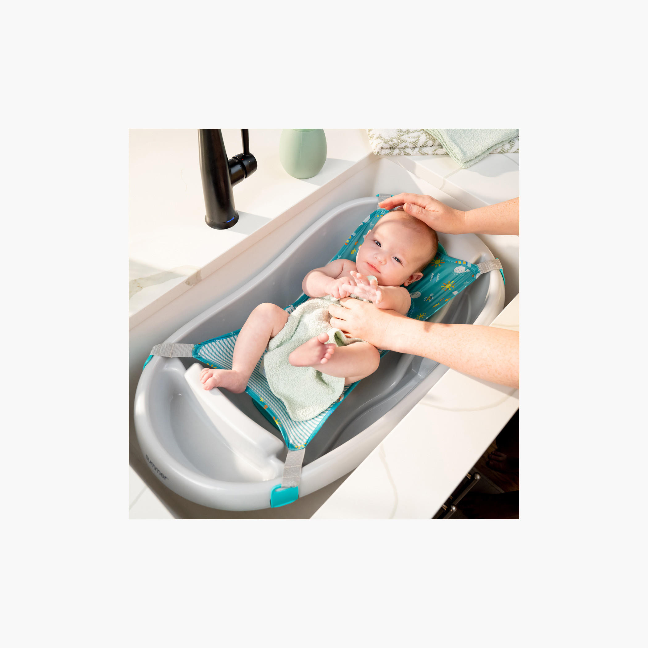 Ingenuity Summer Infant Comfy Clean Bath Tub-baby-bathandcare-bathtubs-image-8