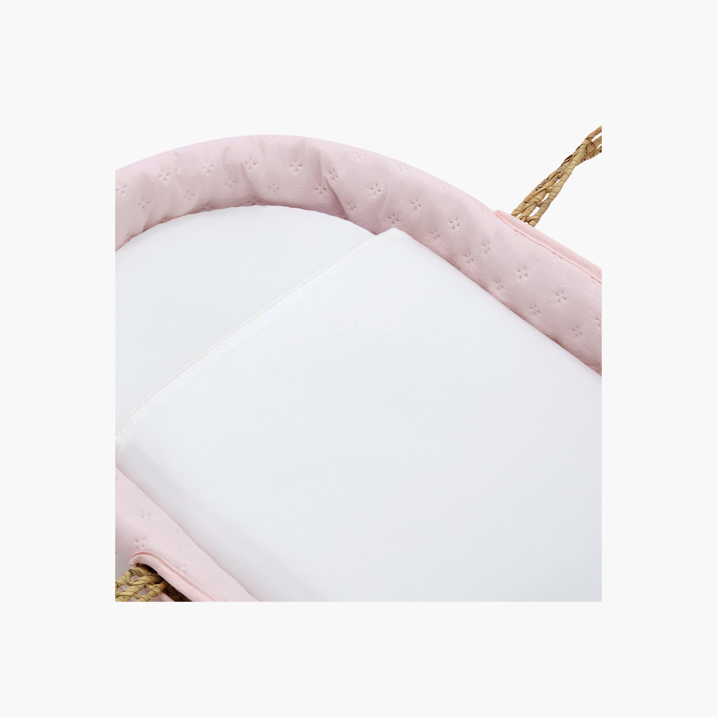 Cambrass Quilted Basket with Handles - 39x80x25 cm-baby-nursery-furniture-mosesbaskets-image-2