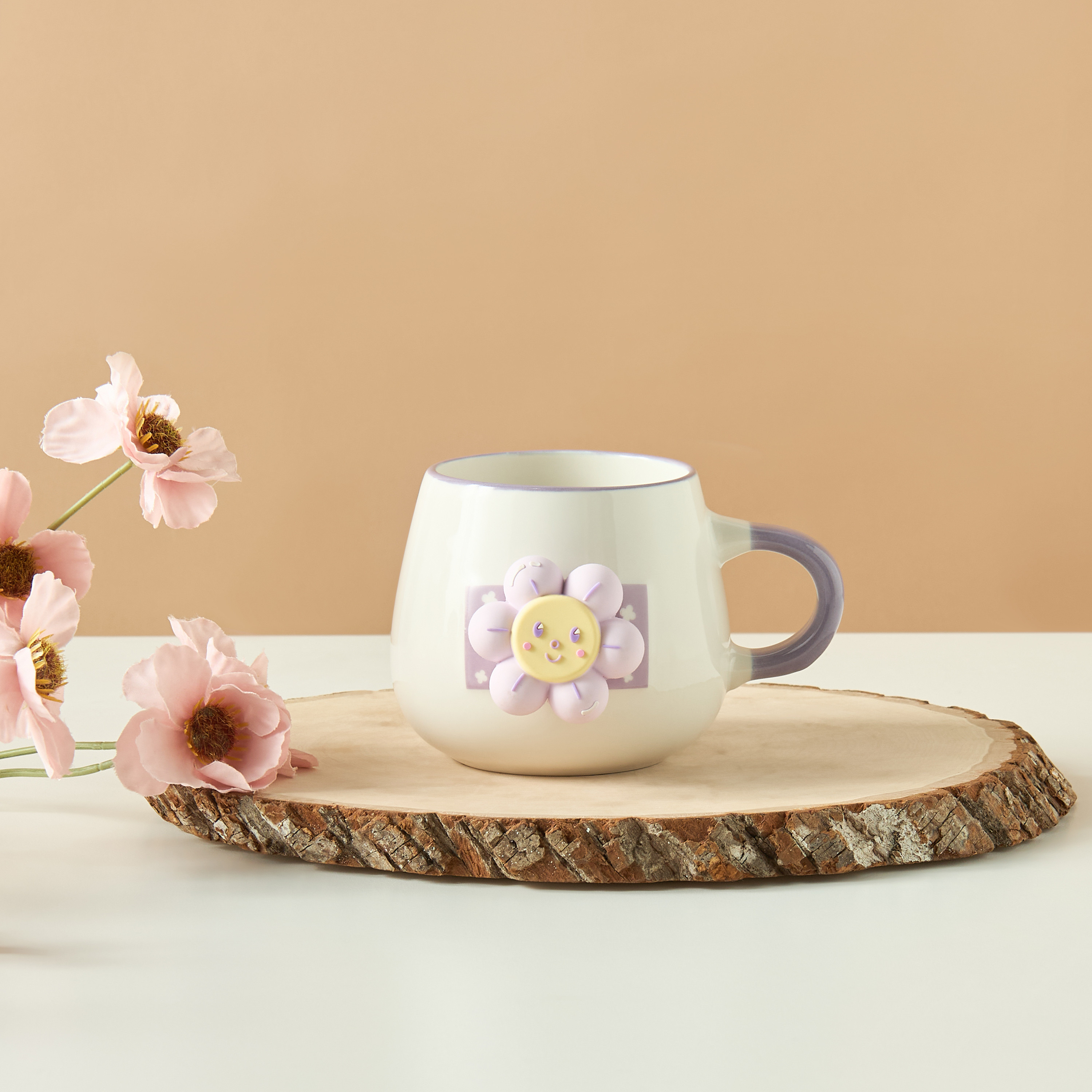 Astronaut Accent Ceramic Mug with Handle - 450 ml-household-dining-teaandcoffee-mugsandcups-image-1