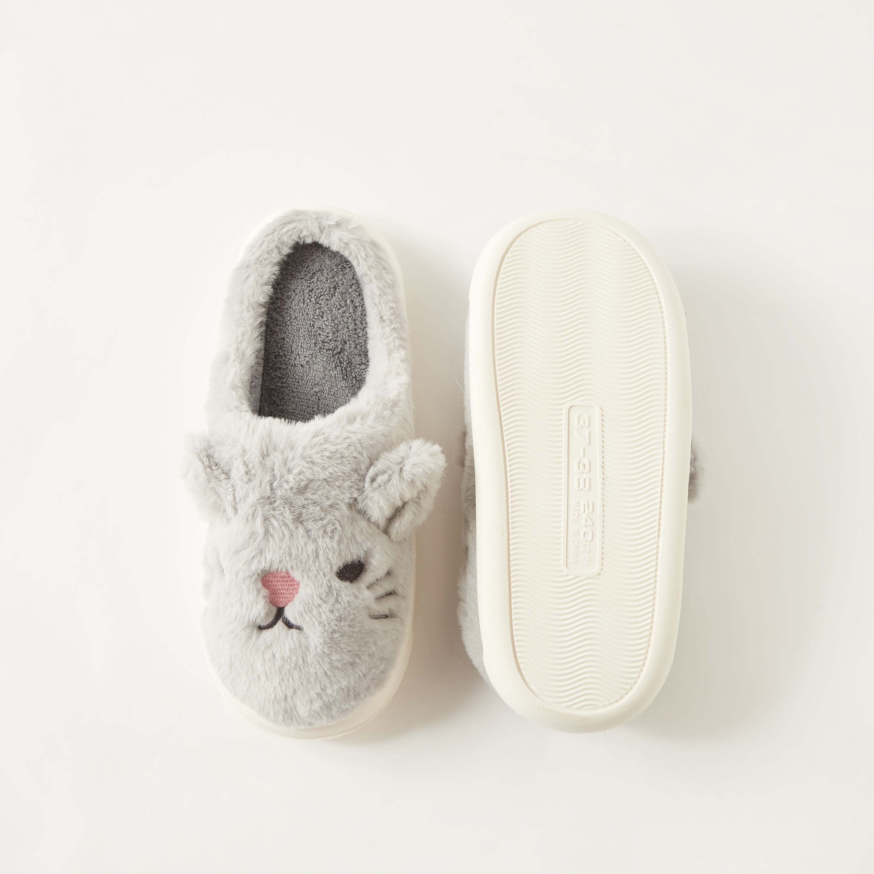 Bunny Applique Slip-On Bedroom Slippers-girls-shoes-flipflopsandslides-image-5