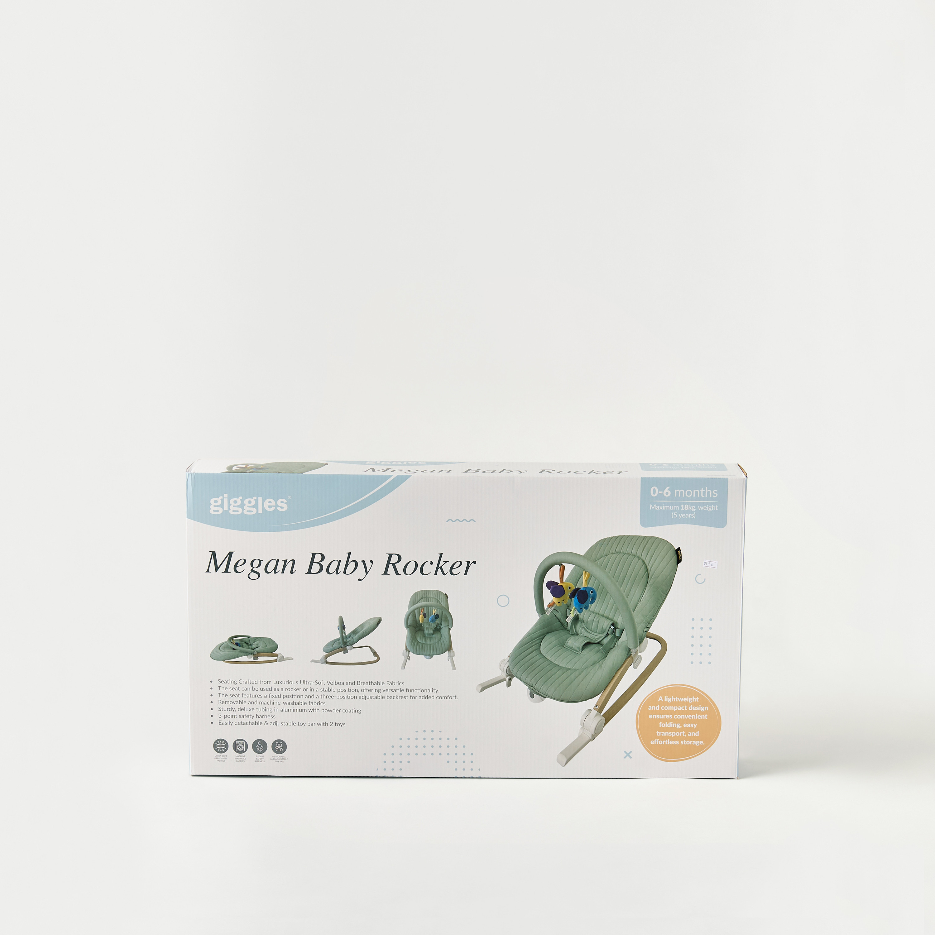 Giggles Megan Deluxe Baby Rocker-baby-infantactivity-rockers-image-13