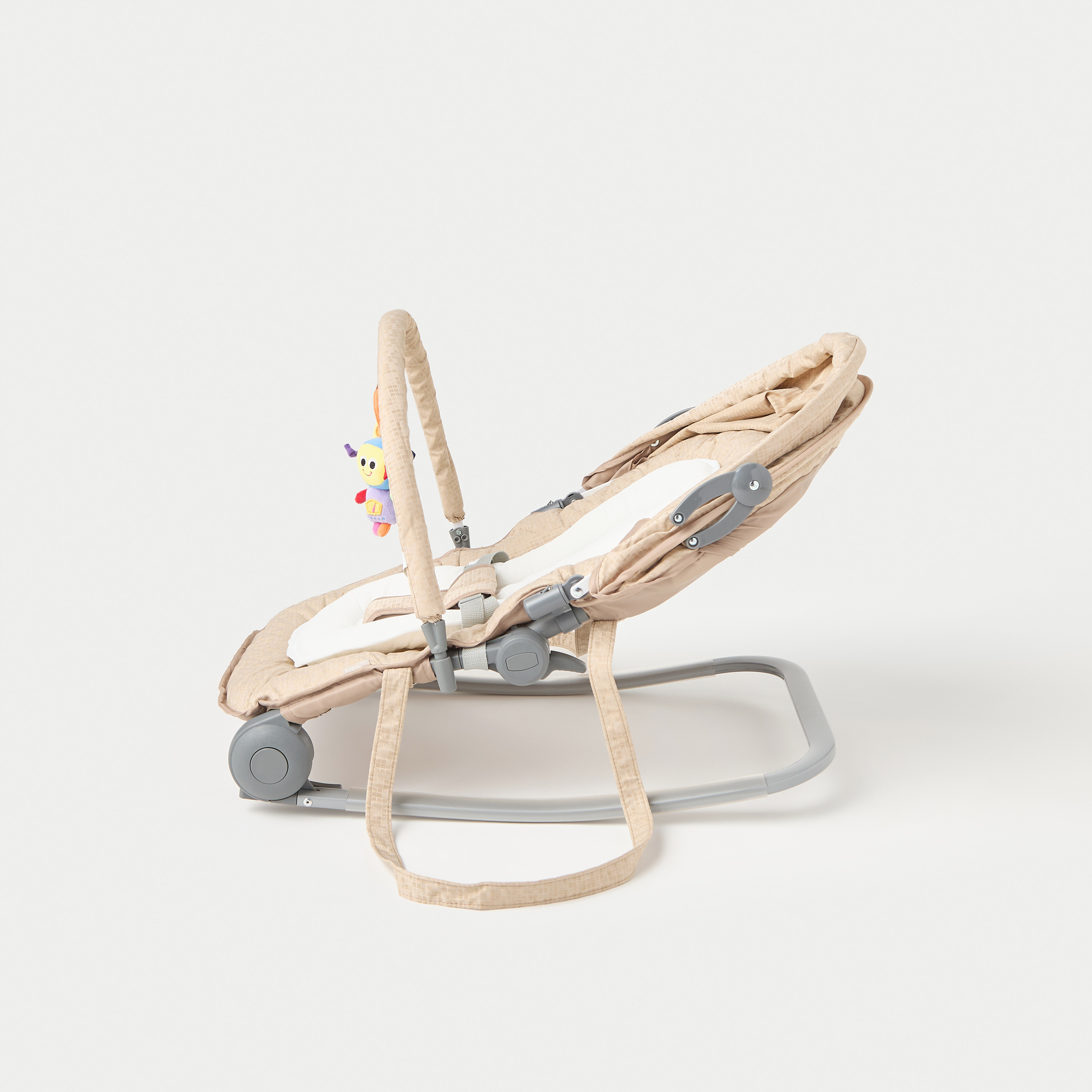 Juniors Granite Baby Rocker with Canopy and Music Toy Bar-baby-infantactivity-rockers-image-5