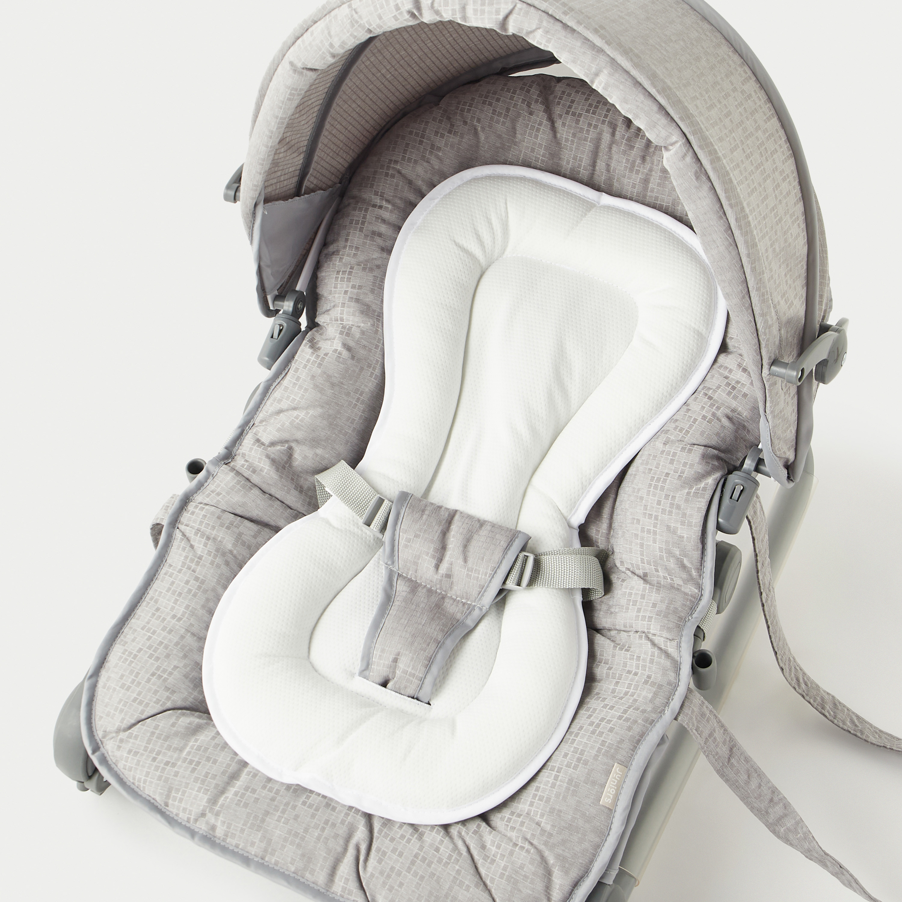 Juniors Granite Baby Rocker with Canopy and Music Toy Bar-baby-infantactivity-rockers-image-7
