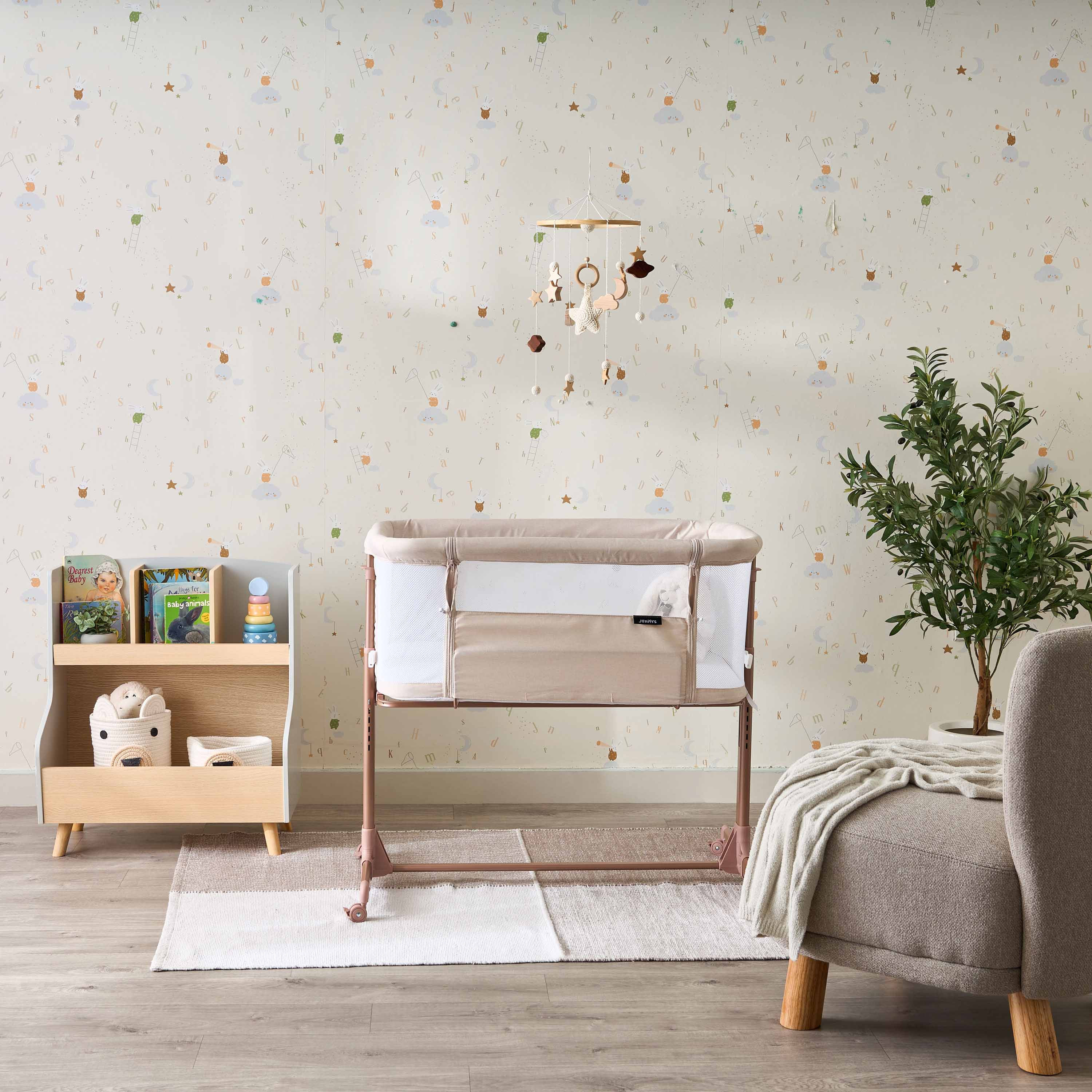 Juniors Baby Bassinet with Adjustable Height-baby-nursery-furniture-cribsandbeds-bassinets-image-1