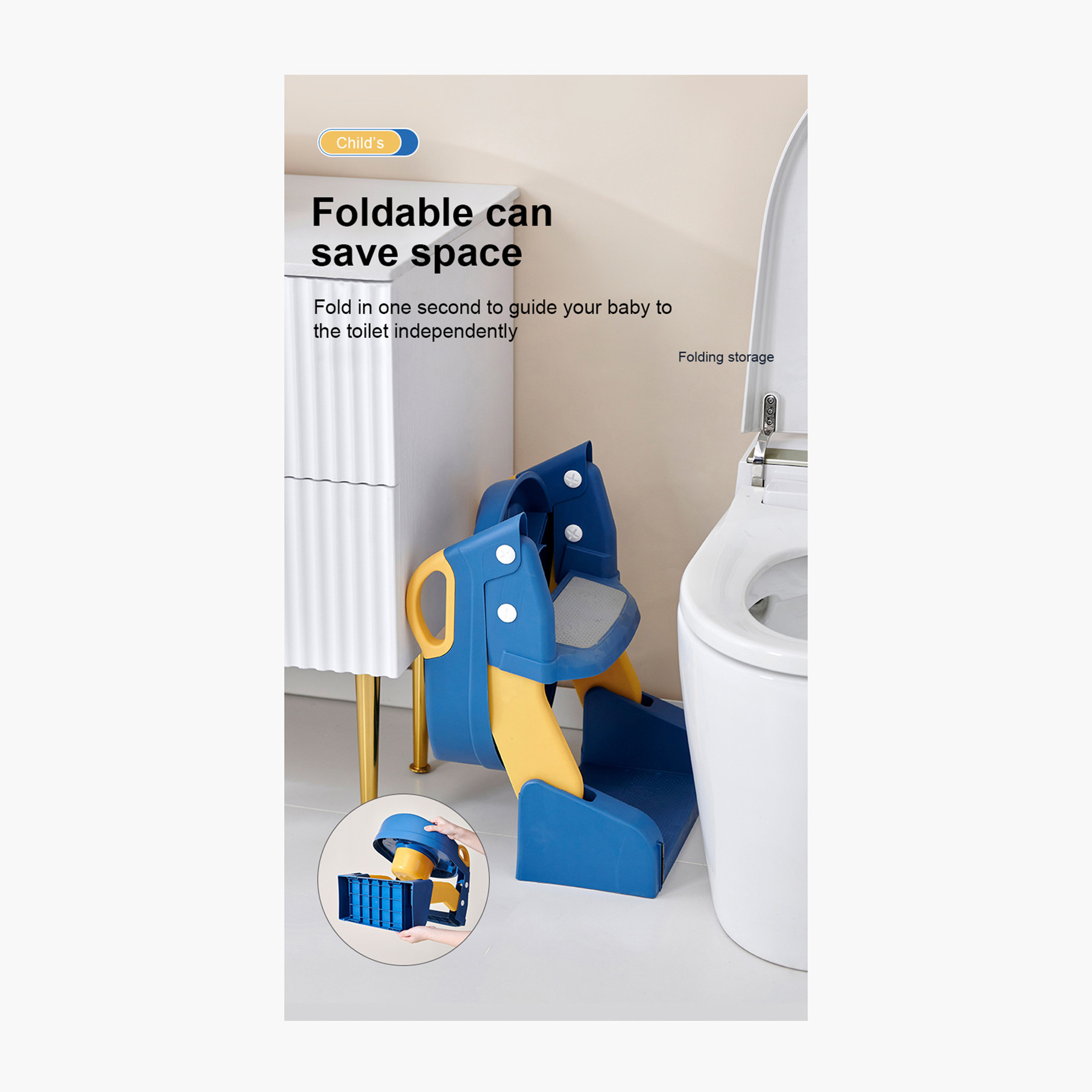 Juniors Poppy 2-Step Ladder Toilet Trainer-baby-diapering-pottytraining-image-3