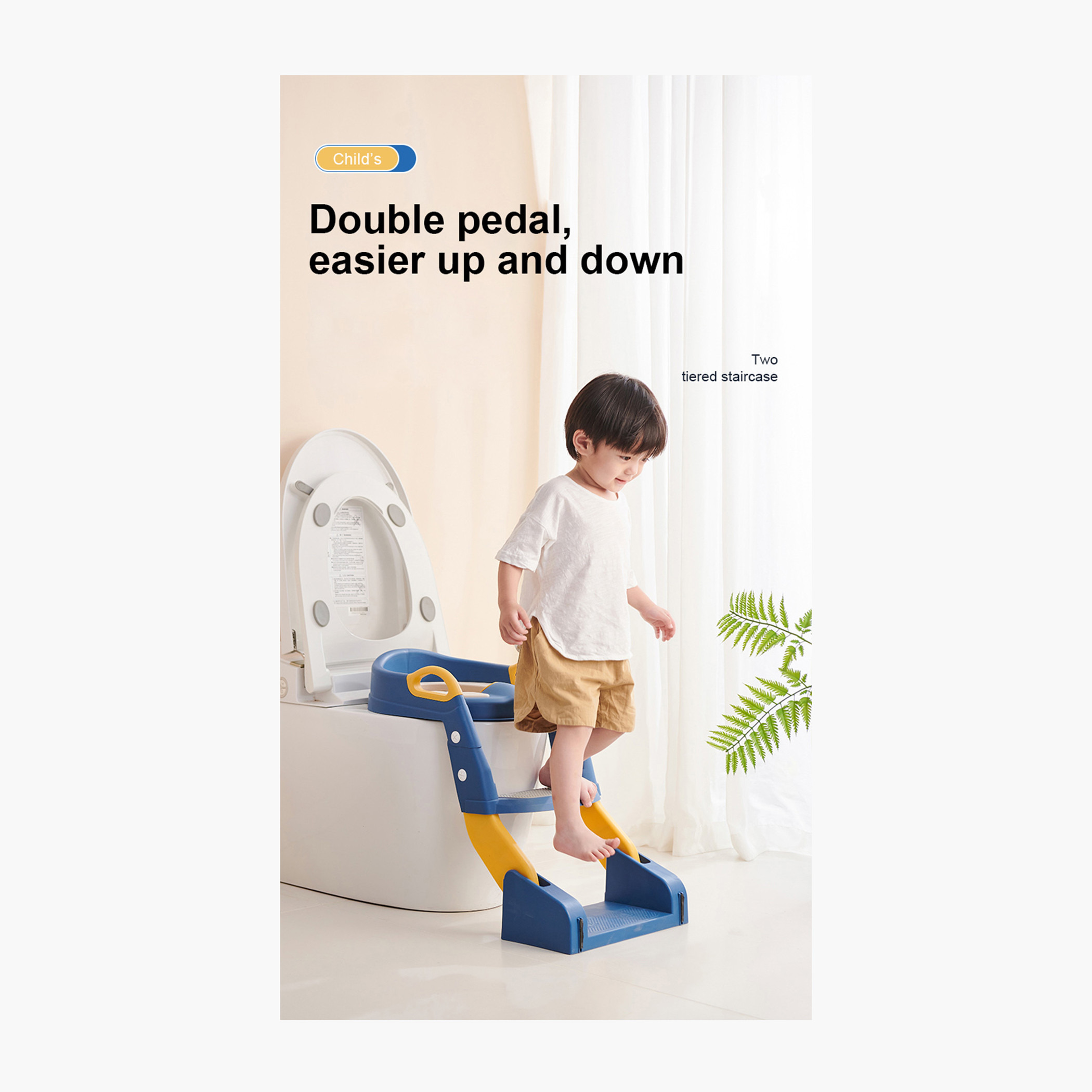 Juniors Poppy 2-Step Ladder Toilet Trainer-baby-diapering-pottytraining-image-5