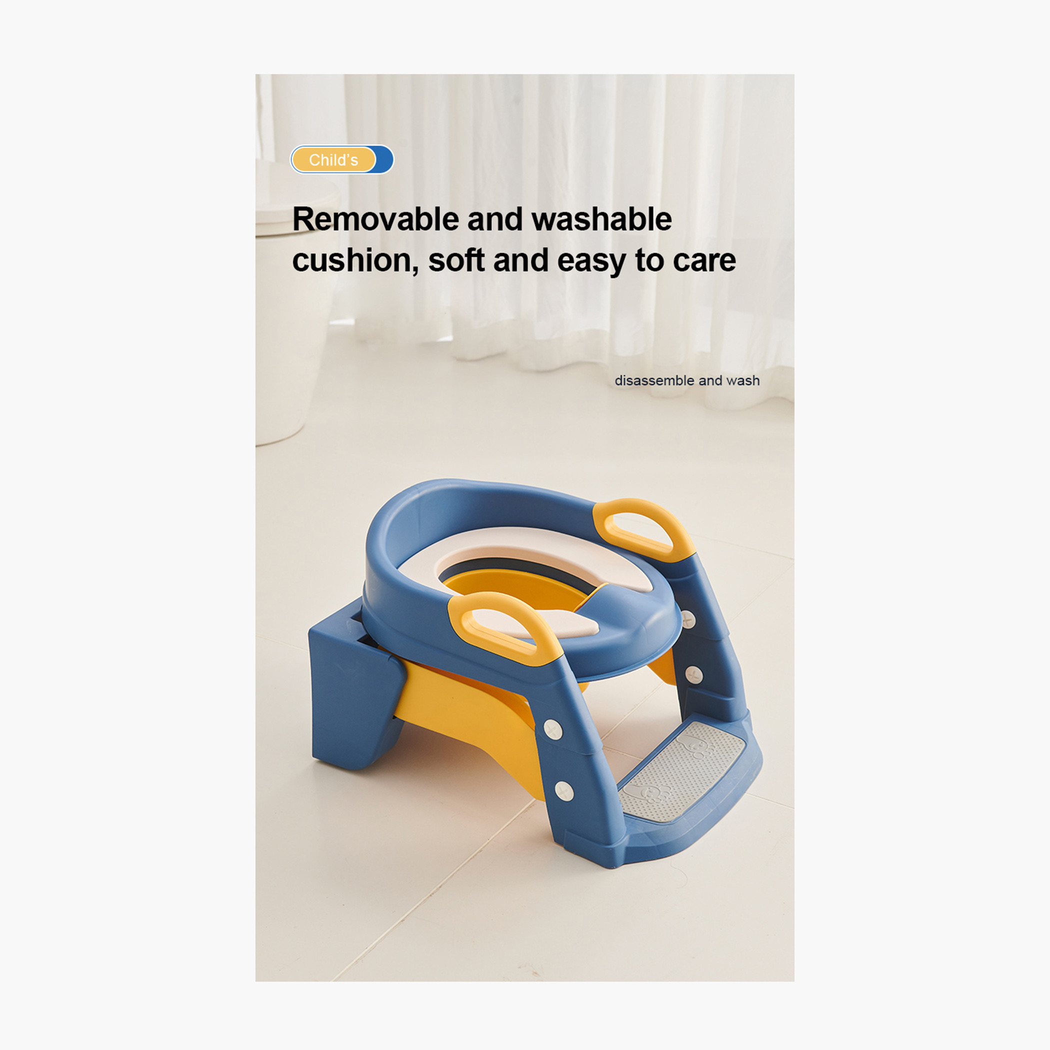 Juniors Poppy 2-Step Ladder Toilet Trainer-baby-diapering-pottytraining-image-7