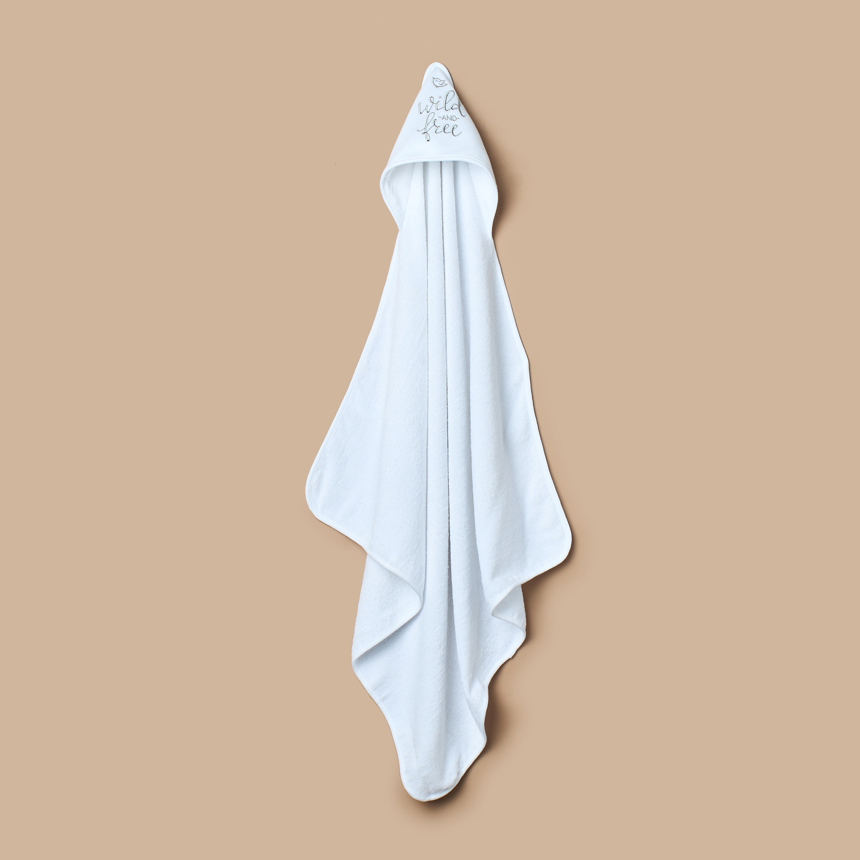 Juniors 2-Piece Applique Detail Hooded Towel Set - 80x80 cm-baby-bathandcare-towels-image-2