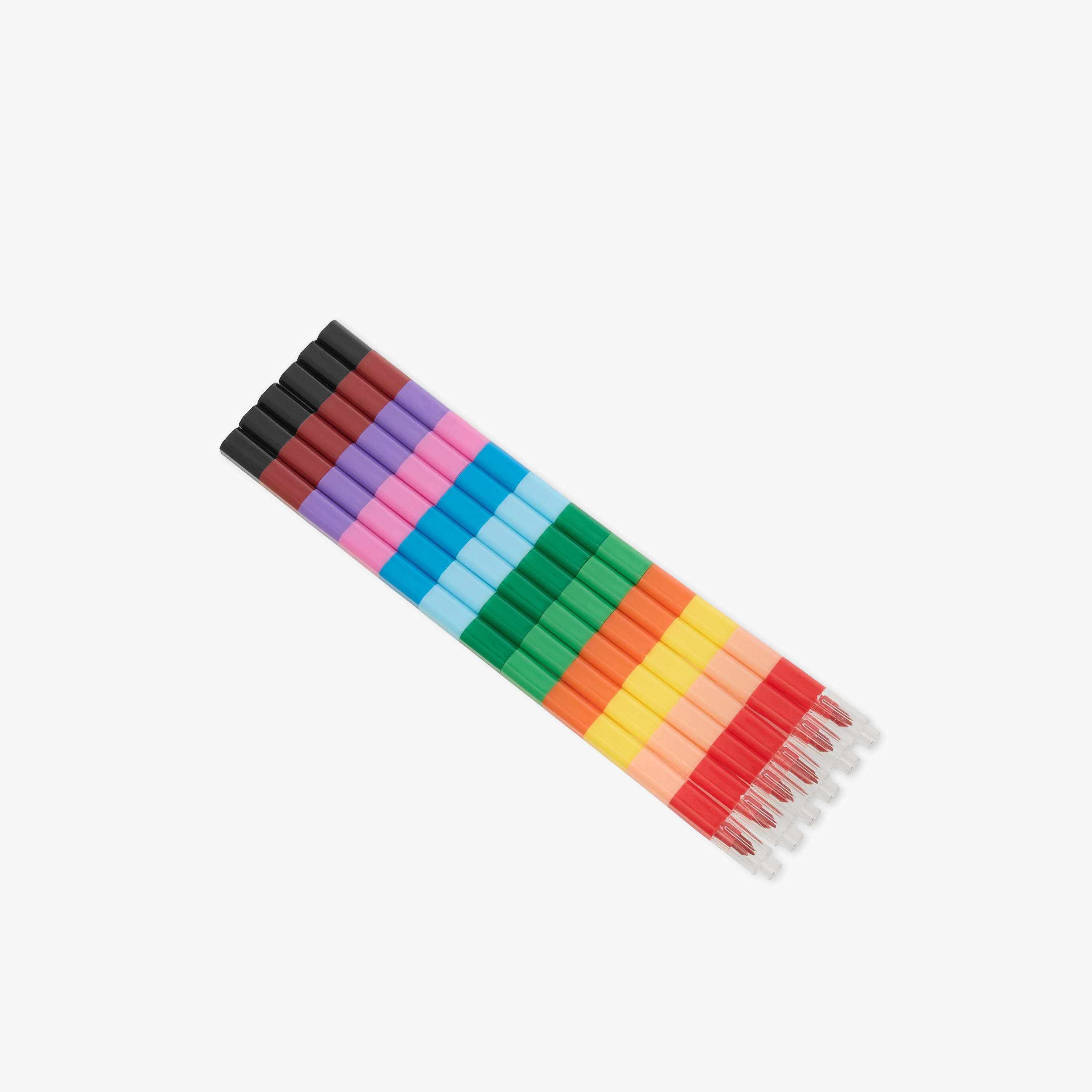 مجموعة أقلام تلوين شمعية 6 ألوان من جلو-school-stationery-pensandpencils-image-2