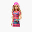 مجموعة لعب دمية مع جواز سفر وردي وقطع طعام وإكسسوارات من باربي -toys-dollsandplaysets-dollplaysets-image-4