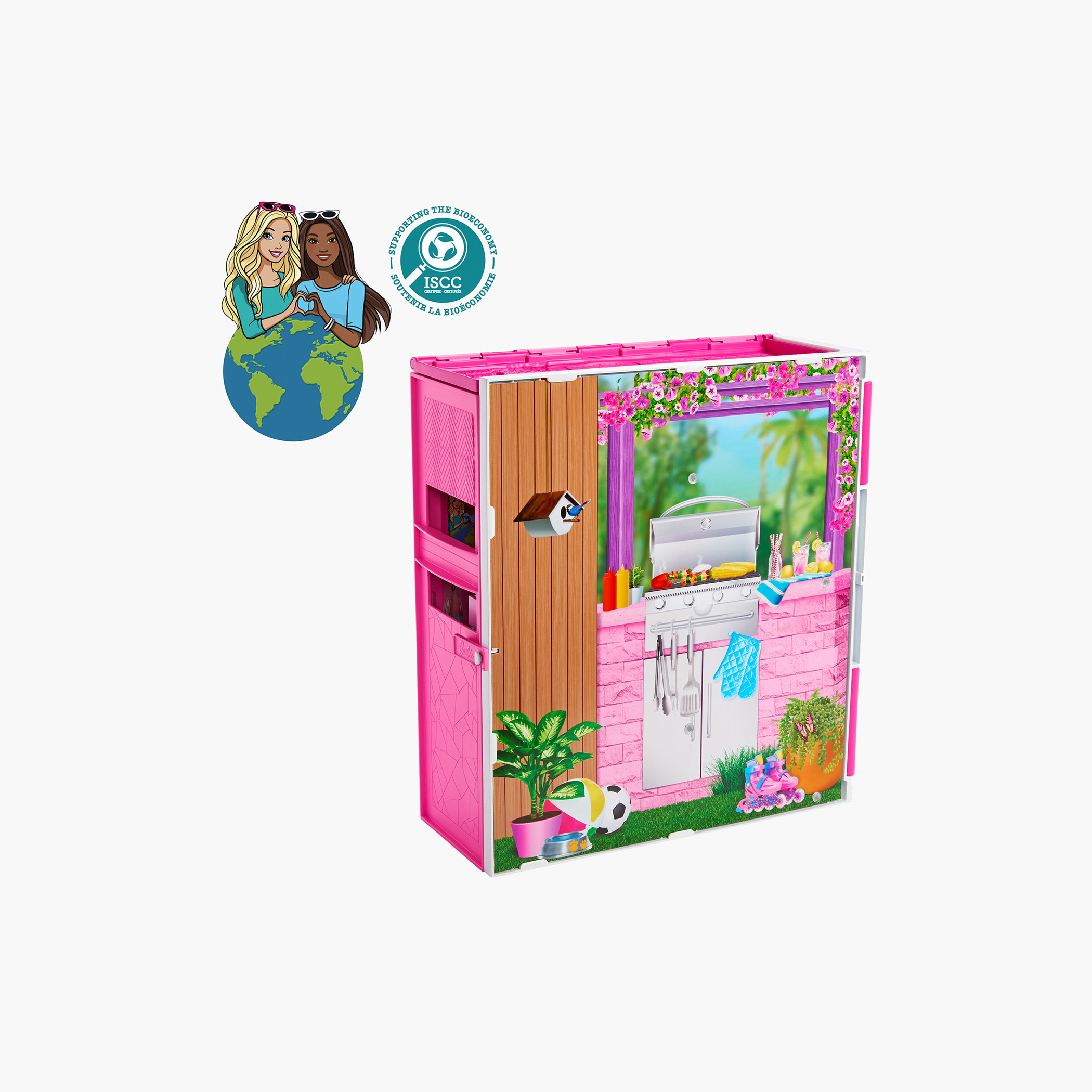 Barbie Dollhouse Playset, Getaway House with 11 Accessories Including 4 Play Areas & 360-degree Play-toys-dollsandplaysets-dollplaysets-image-3