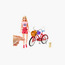 مجموعة مغامرات هولندا جواز السفر الوردي مع دمية ودراجة وإكسسوارات سفر من باربي-toys-dollsandplaysets-dollplaysets-image-5